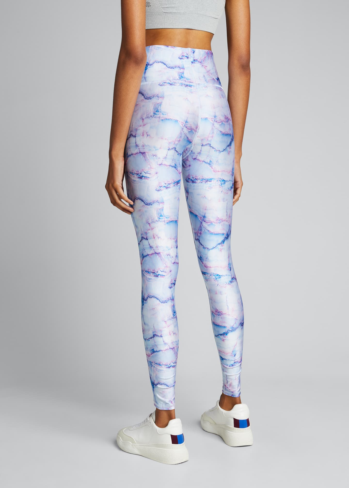 Terez Super High Rise Marble Print Active Leggings Bergdorf Goodman