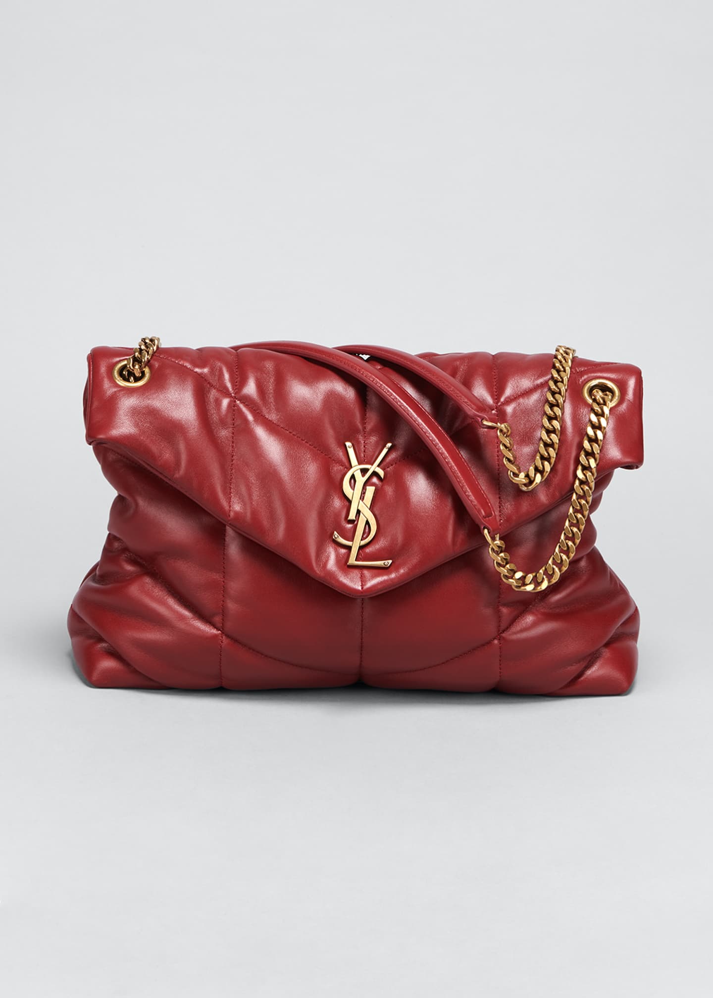 Saint Laurent Loulou Puffer Medium YSL Flap Shoulder Bag - Bergdorf Goodman