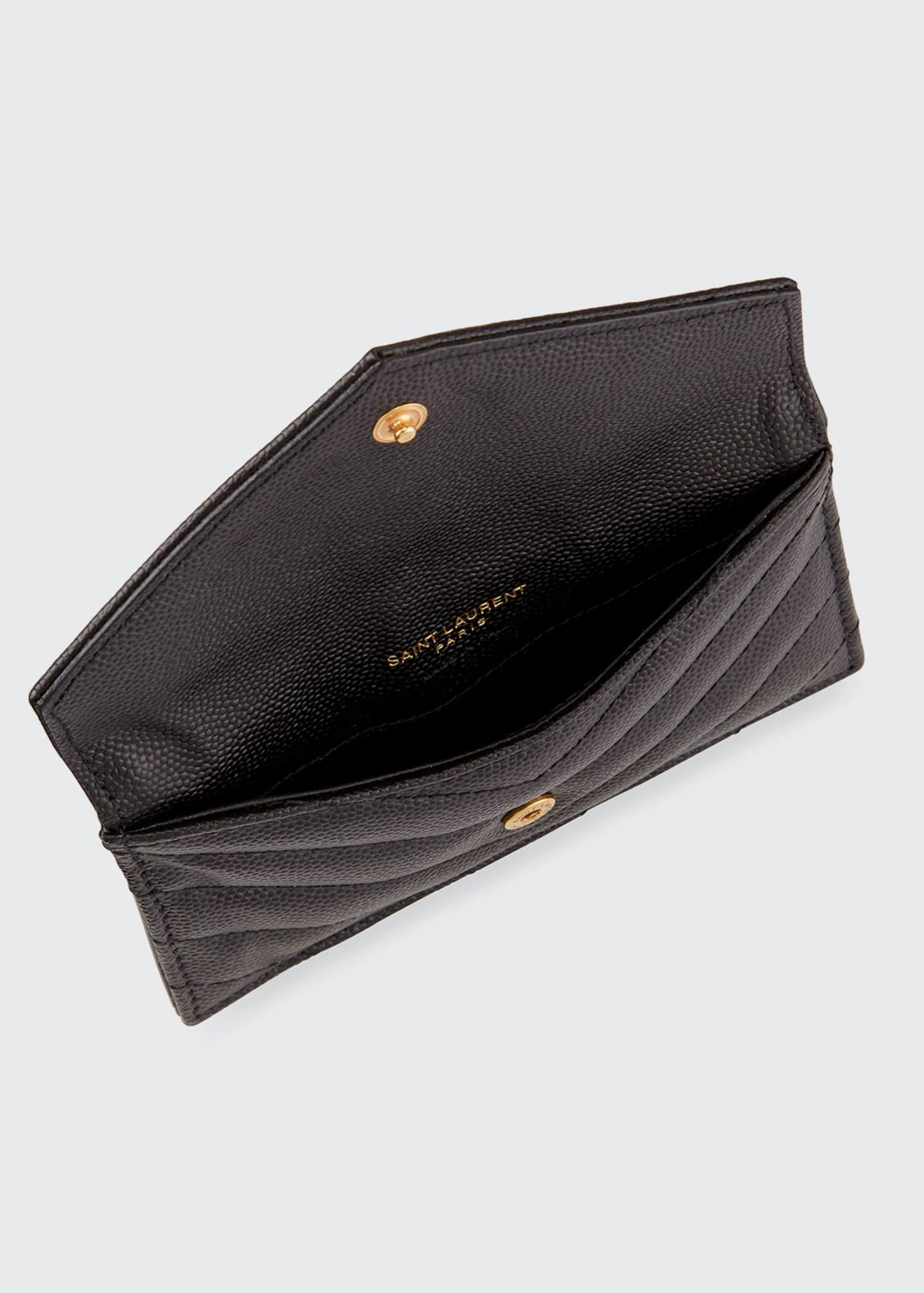 monogramme small grain de poudre ysl envelope wallet