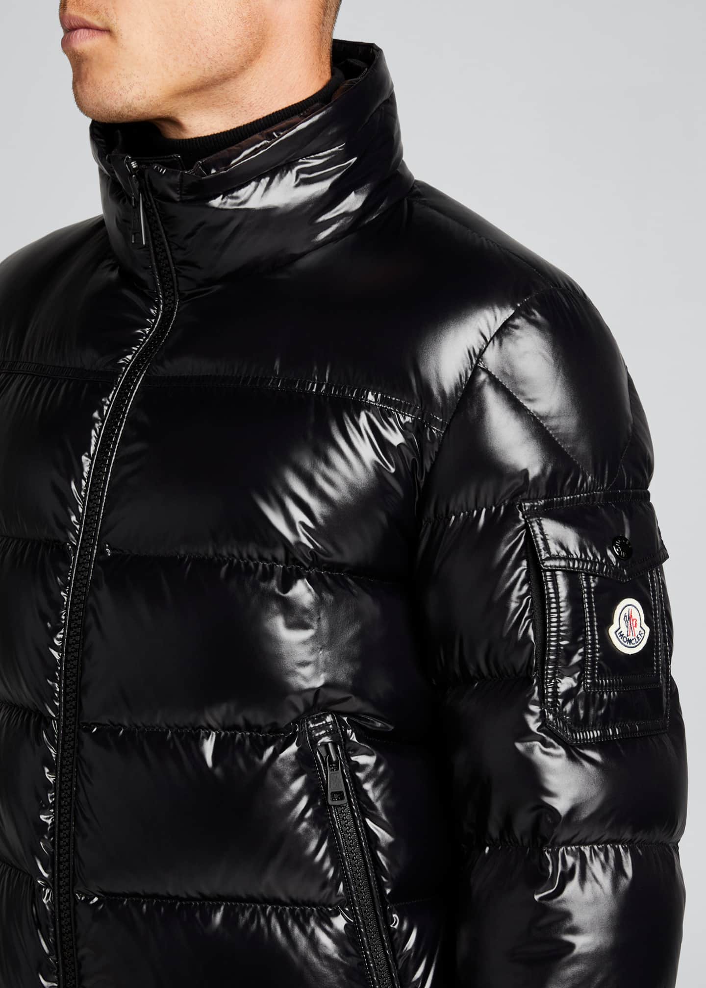 mens shine puffer jacket