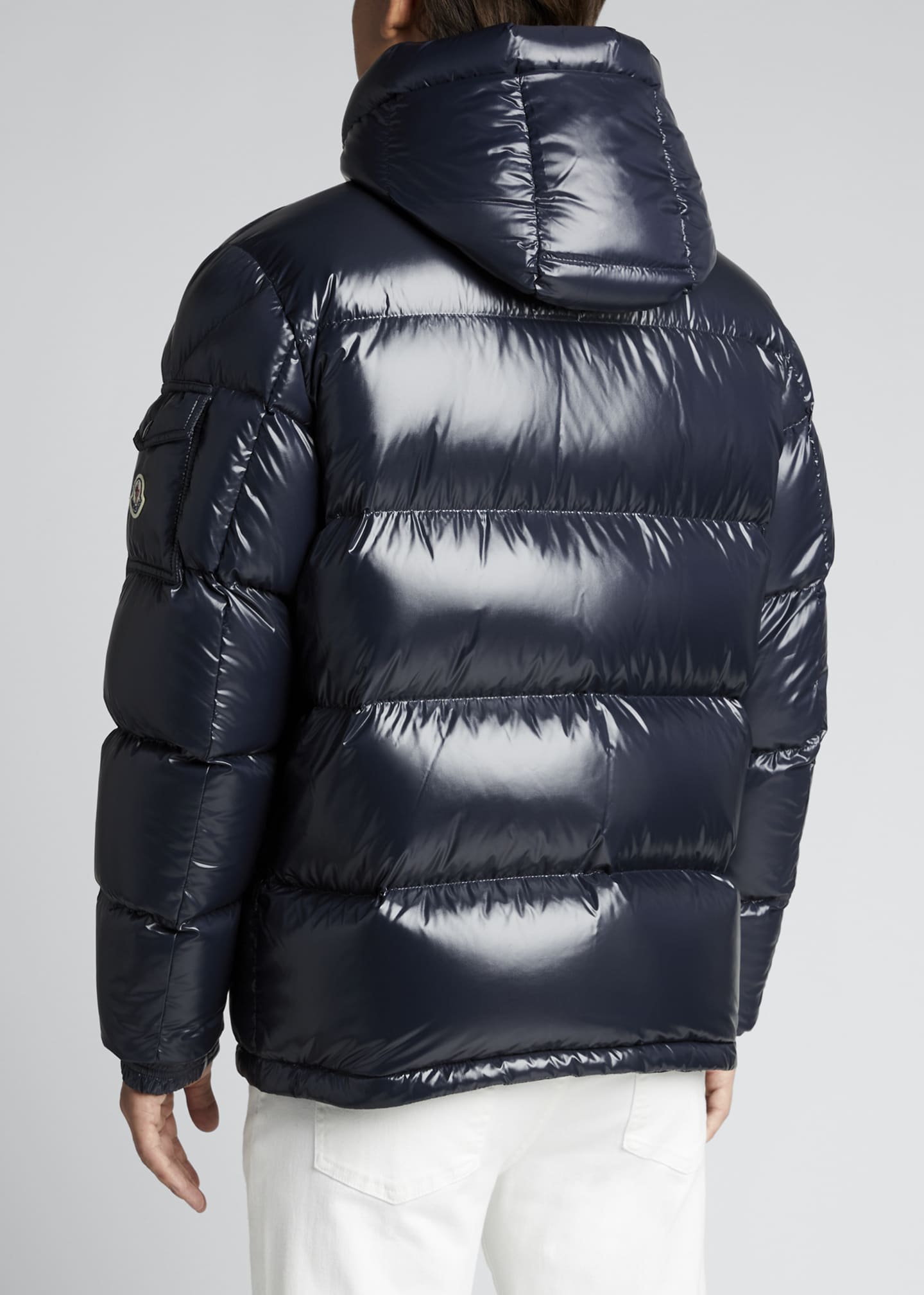 Moncler Men's Ecrins Shiny Down Puffer Jacket - Bergdorf Goodman