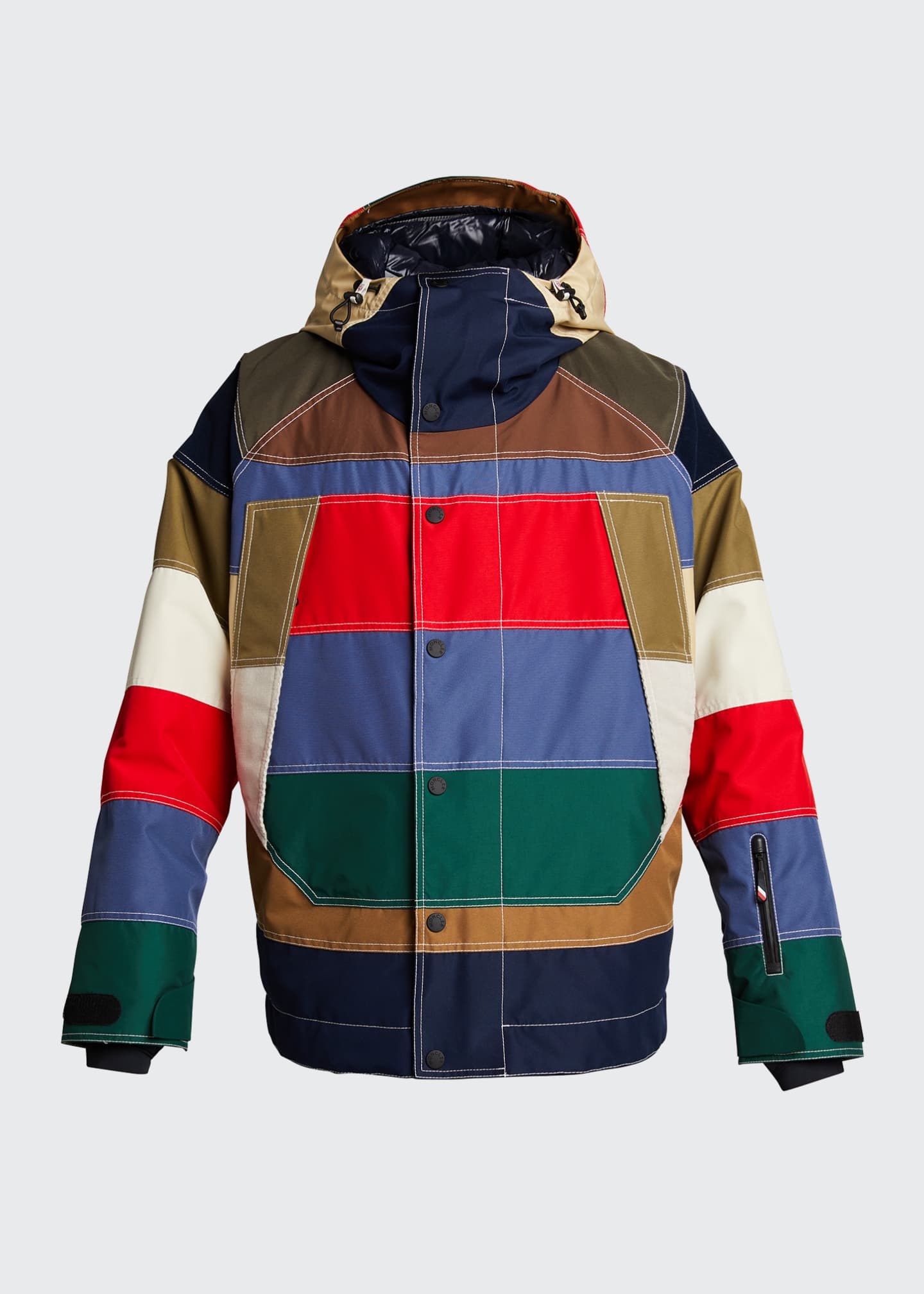 Moncler Men's Chetoz MultiPatch Ski Jacket Bergdorf Goodman