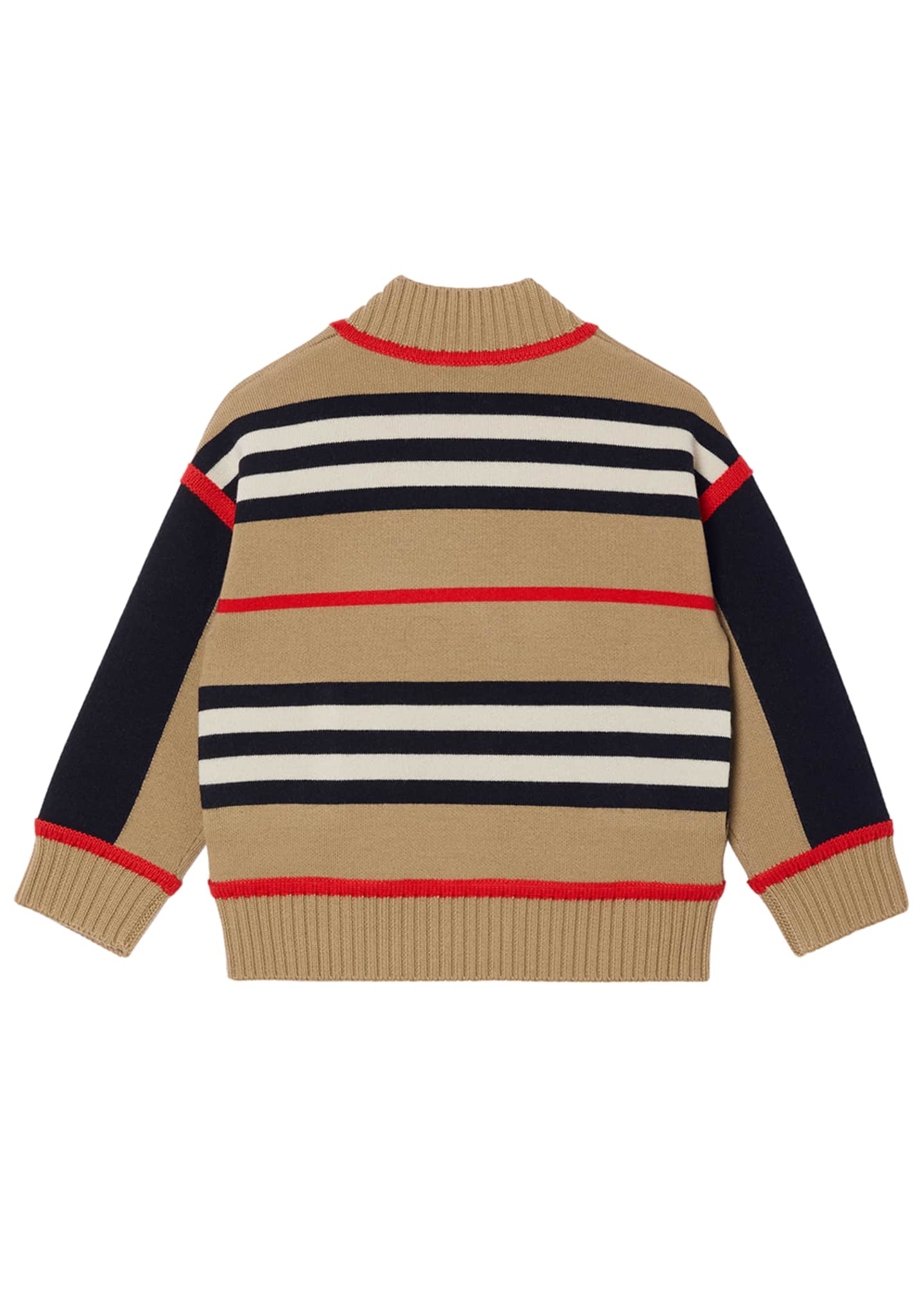 Burberry Boy's Martyn Icon Stripe Cardigan, Size 3-14 - Bergdorf Goodman