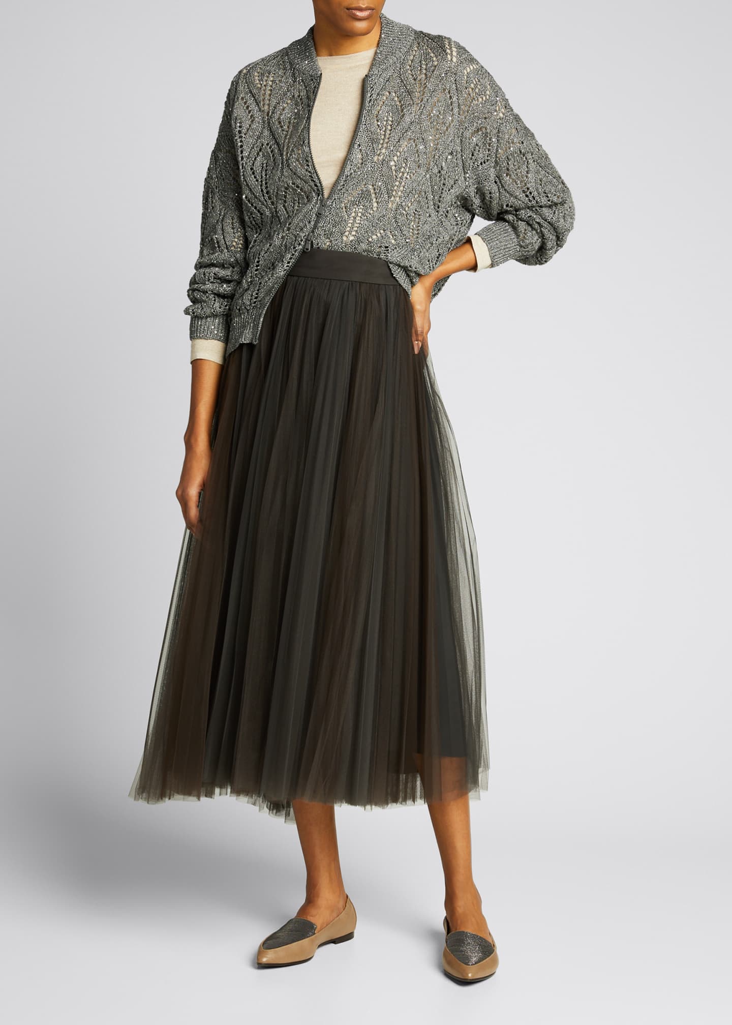 two tone tulle