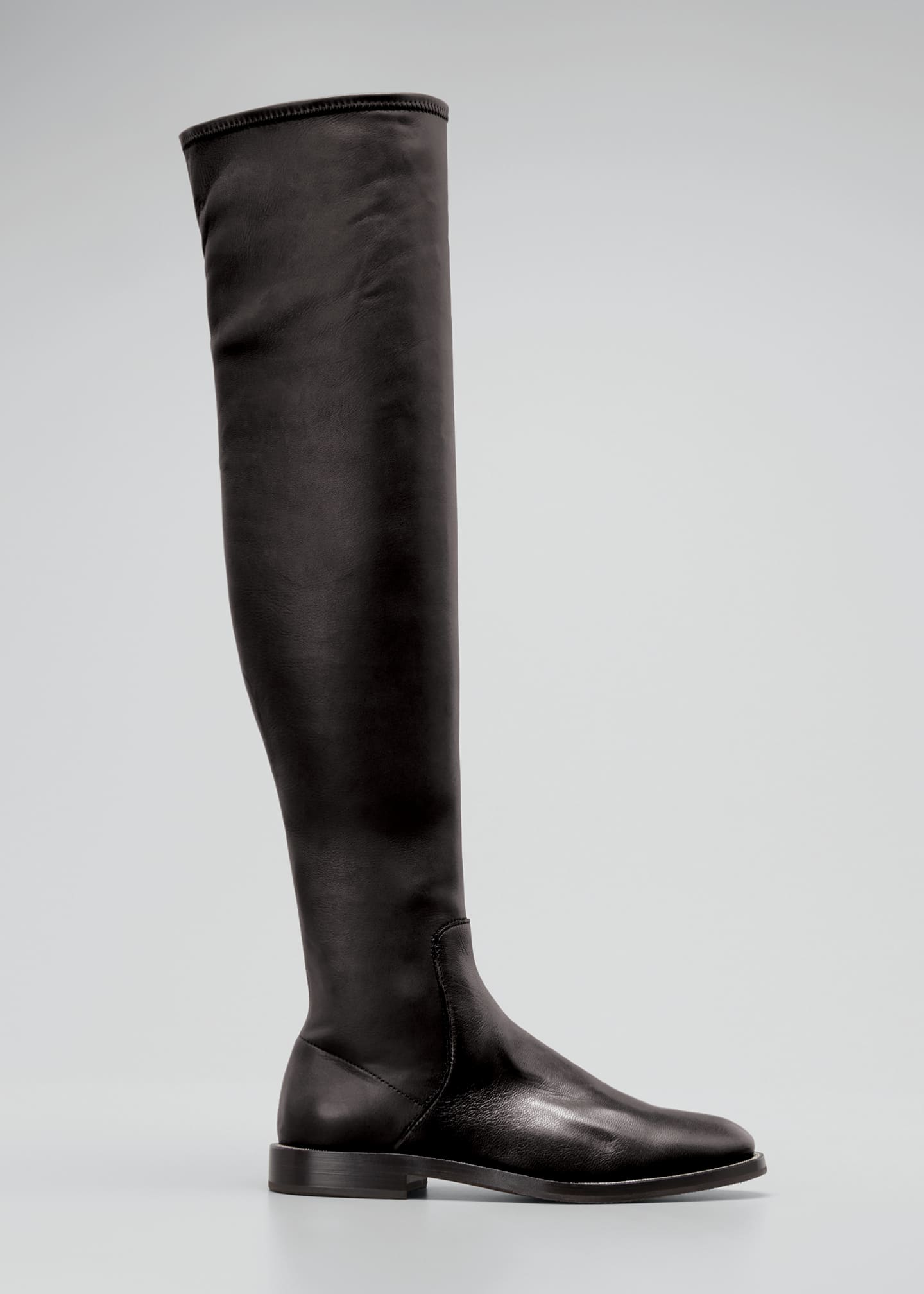 Brunello Cucinelli Leather Over-the-Knee Riding Boots - Bergdorf Goodman