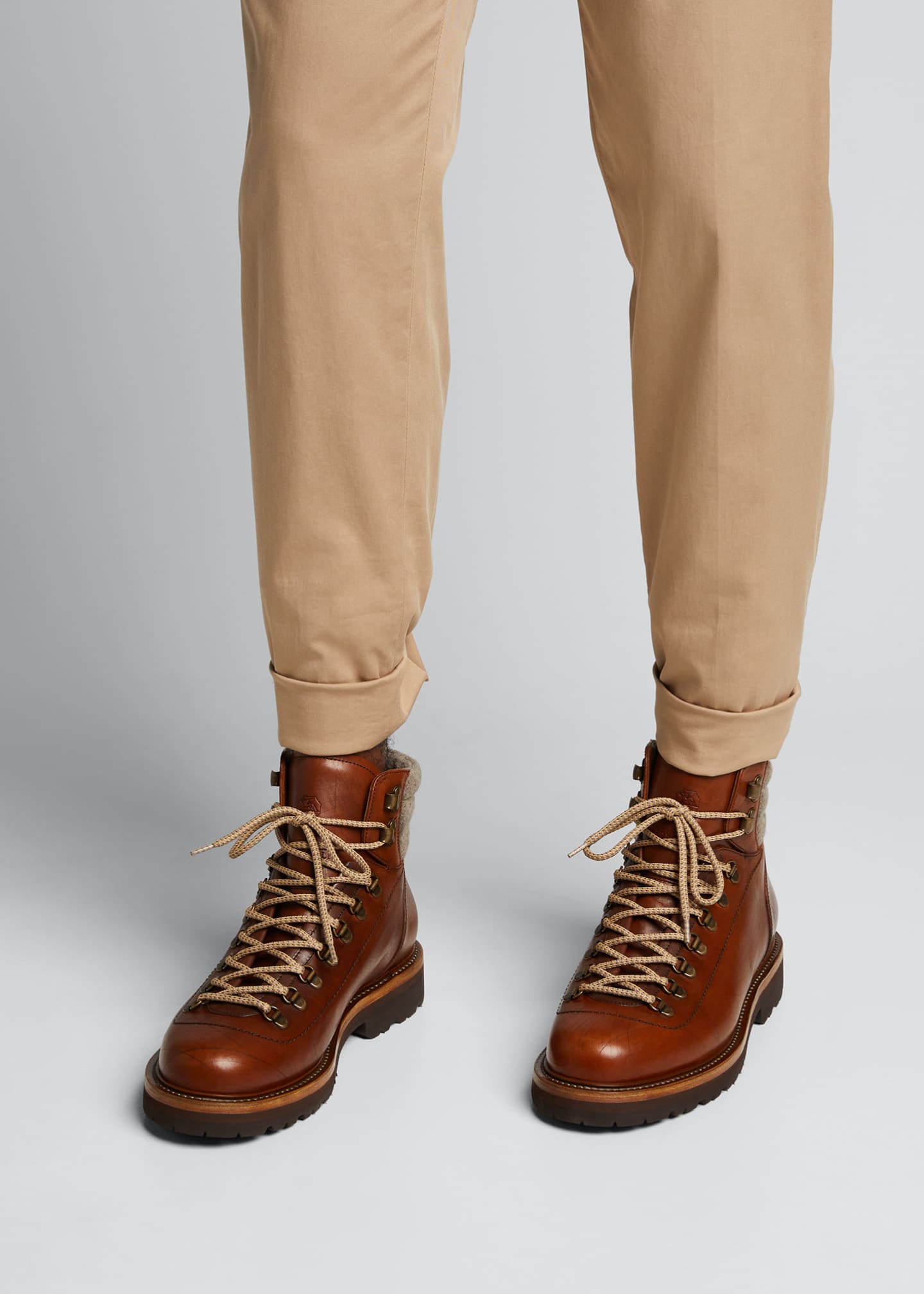 brunello cucinelli men's hiking boots