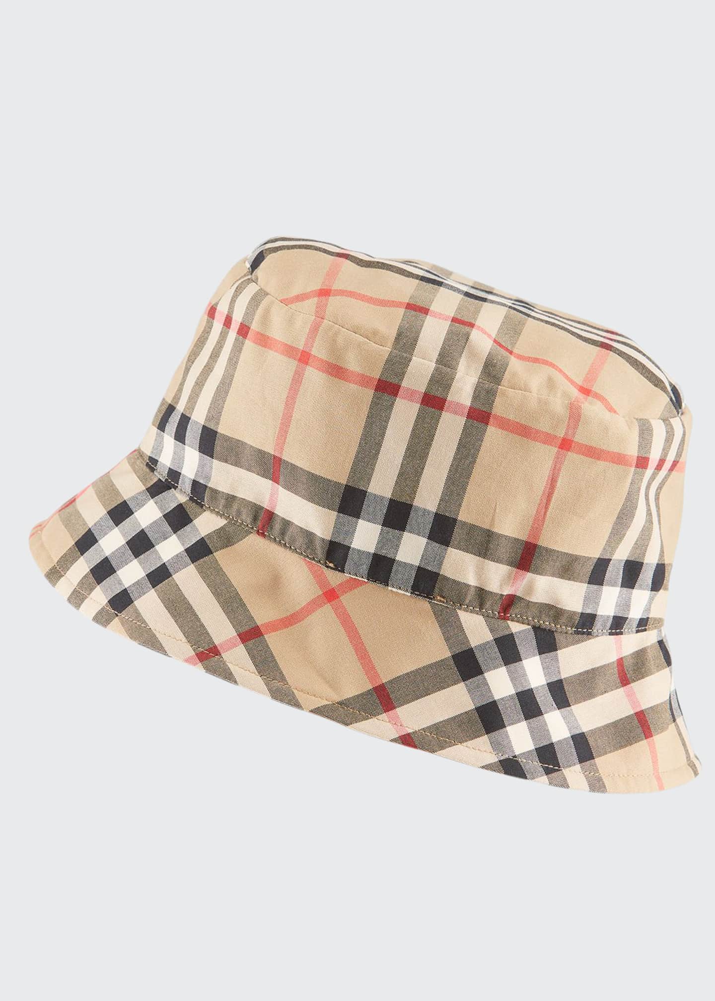 Burberry Vintage Check Bucket Baby Hat, Size 118 Months Bergdorf Goodman