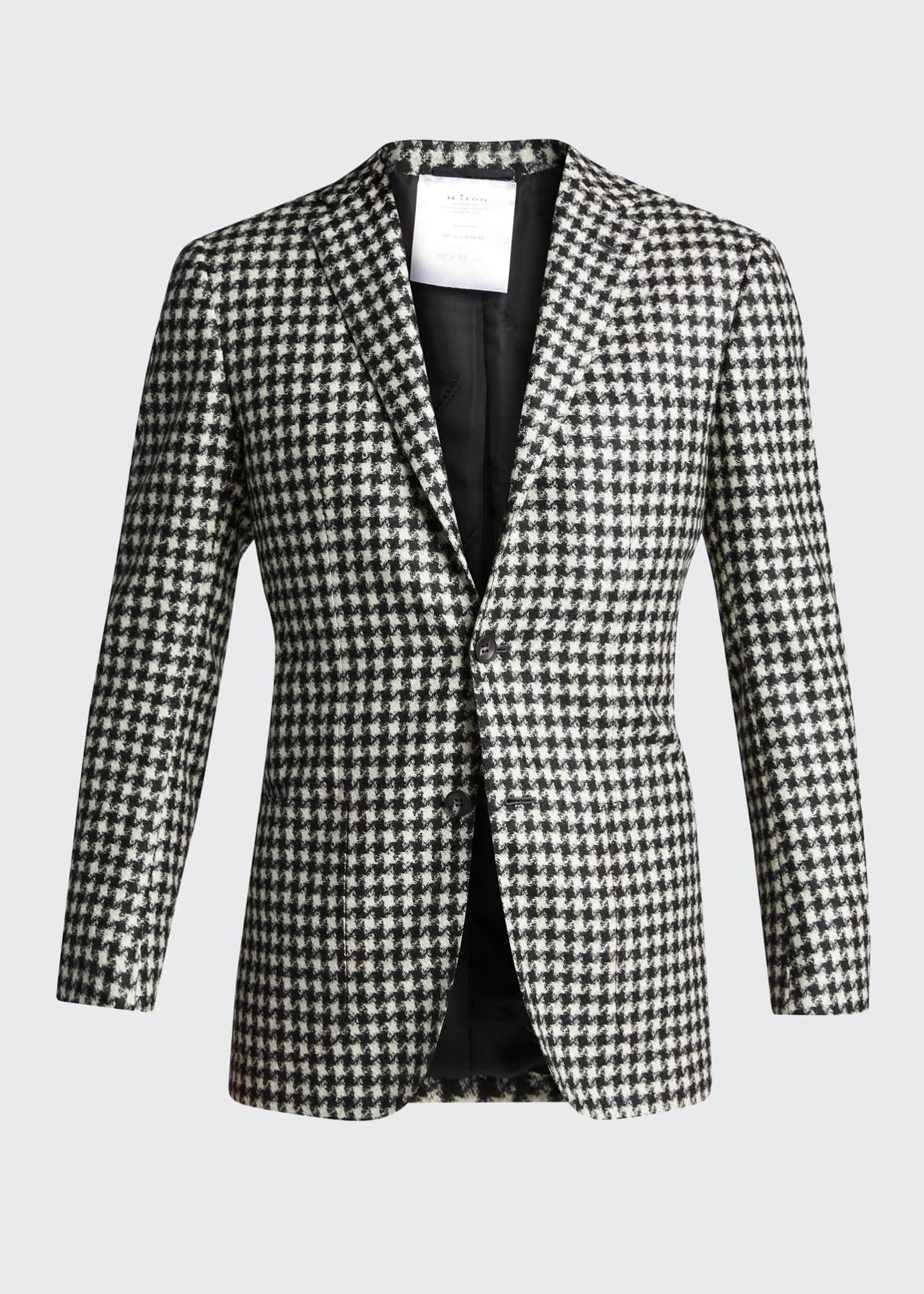 Kiton Men's Cashmere Houndstooth Sport Jacket Bergdorf Goodman