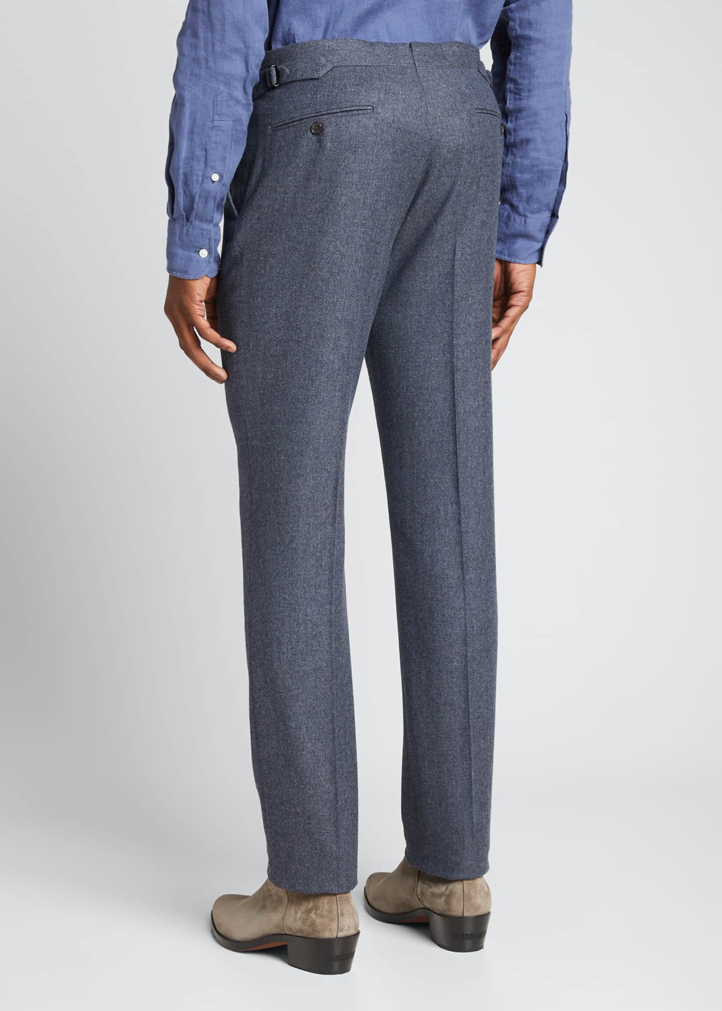 Ralph Lauren Purple Label Men's Gregory Flannel Dress Pants - Bergdorf ...