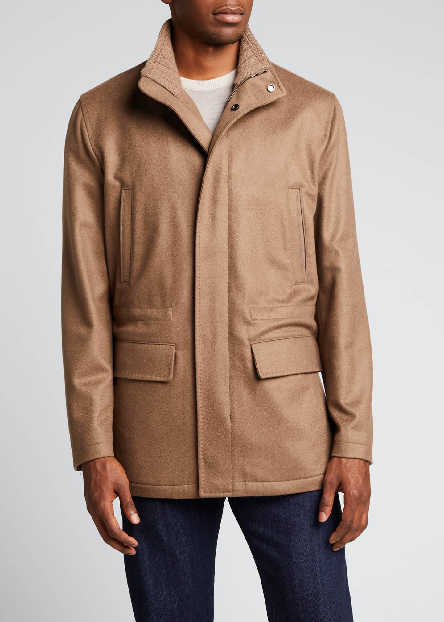 kiton cashmere overcoat