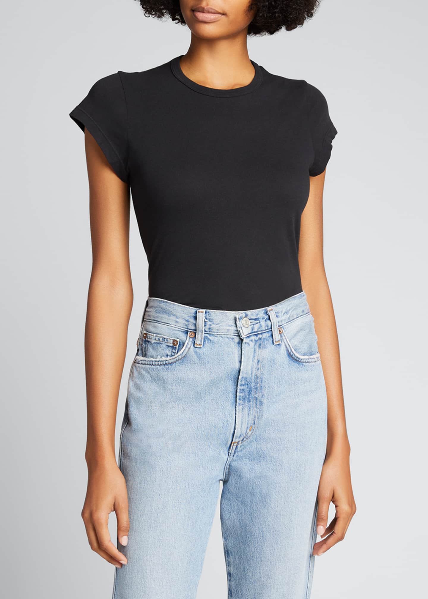 AGOLDE Irina Crewneck Bodysuit - Bergdorf Goodman