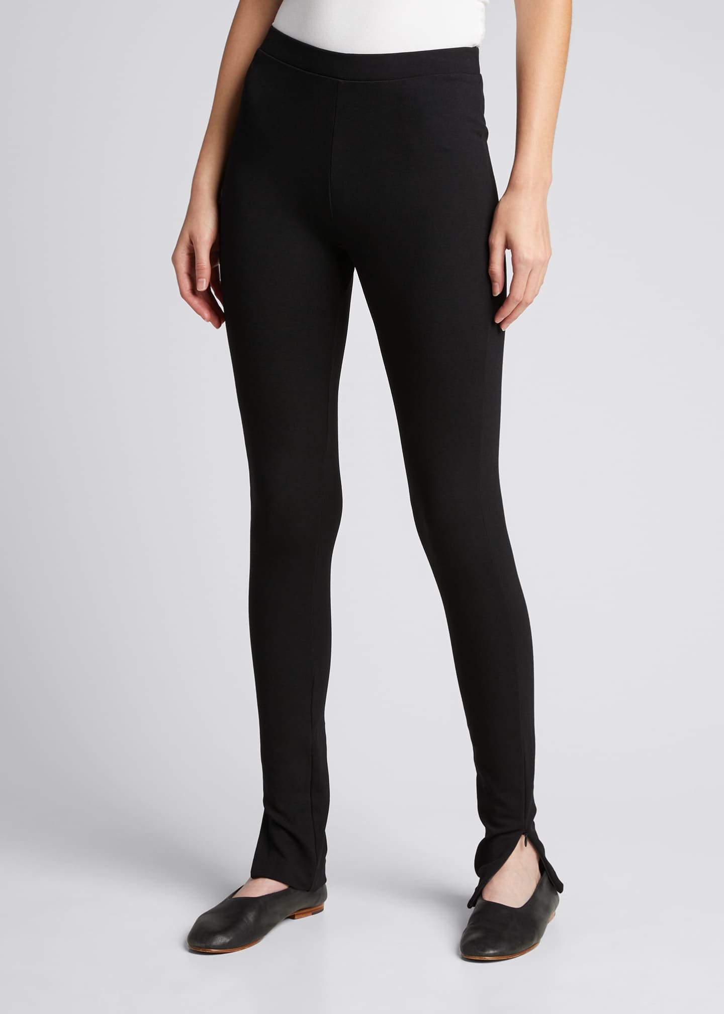 Cork zip leggings from Totême
