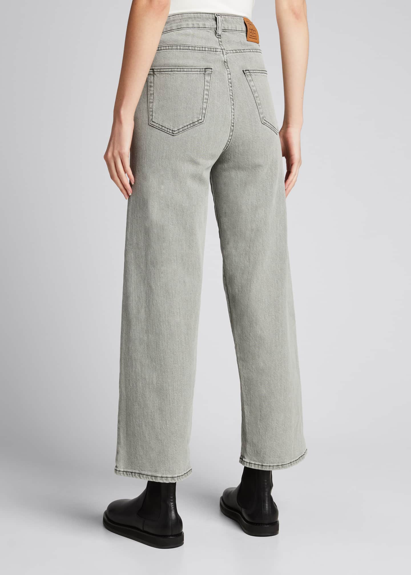 kraus high rise wide leg jeans