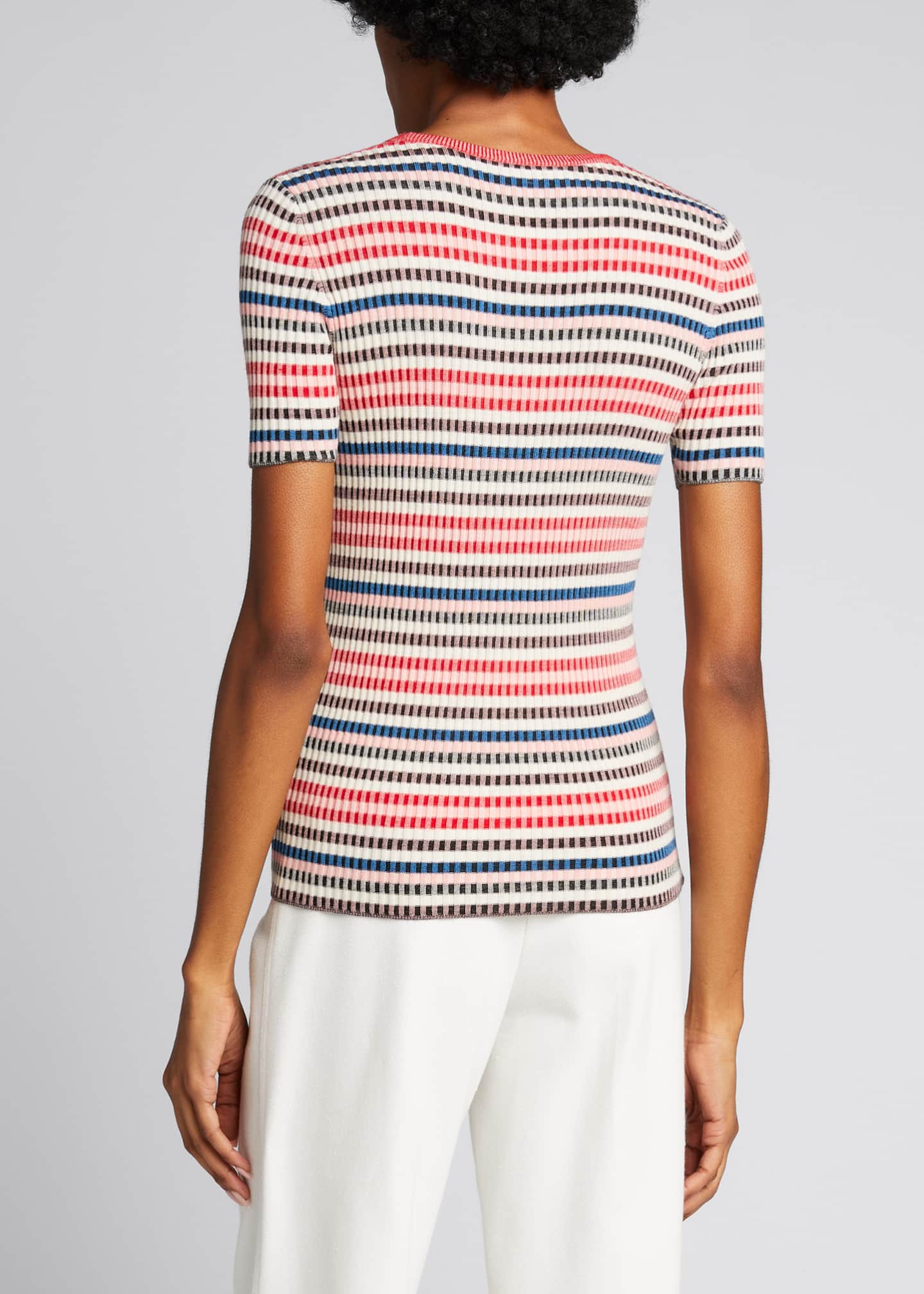 akris punto striped sweater