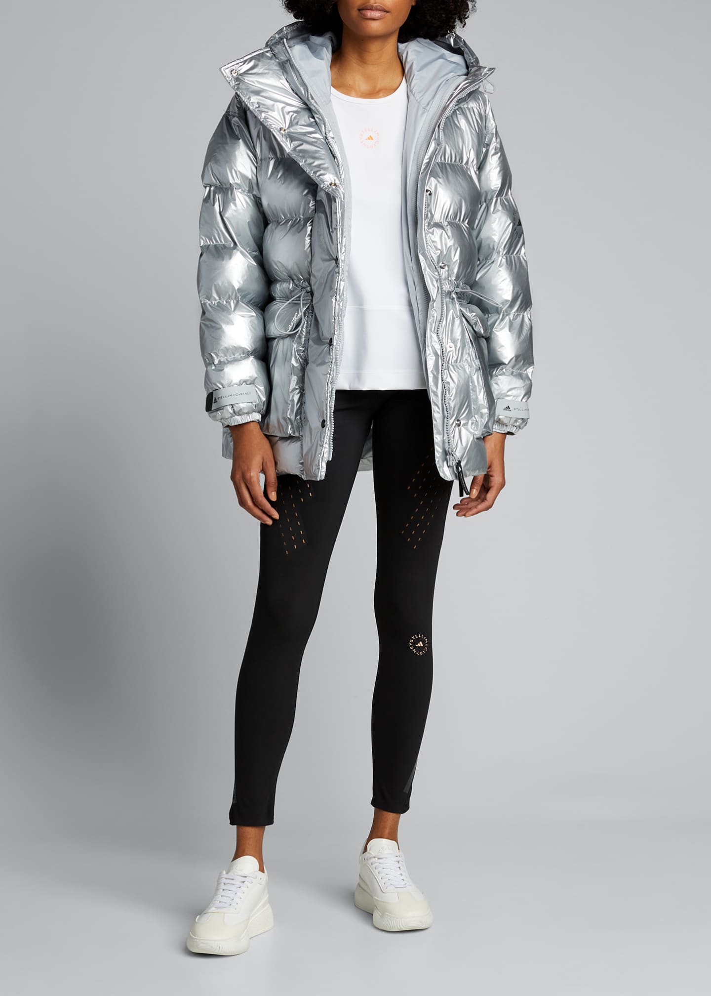 adidas by stella mccartney essential puffer jacket