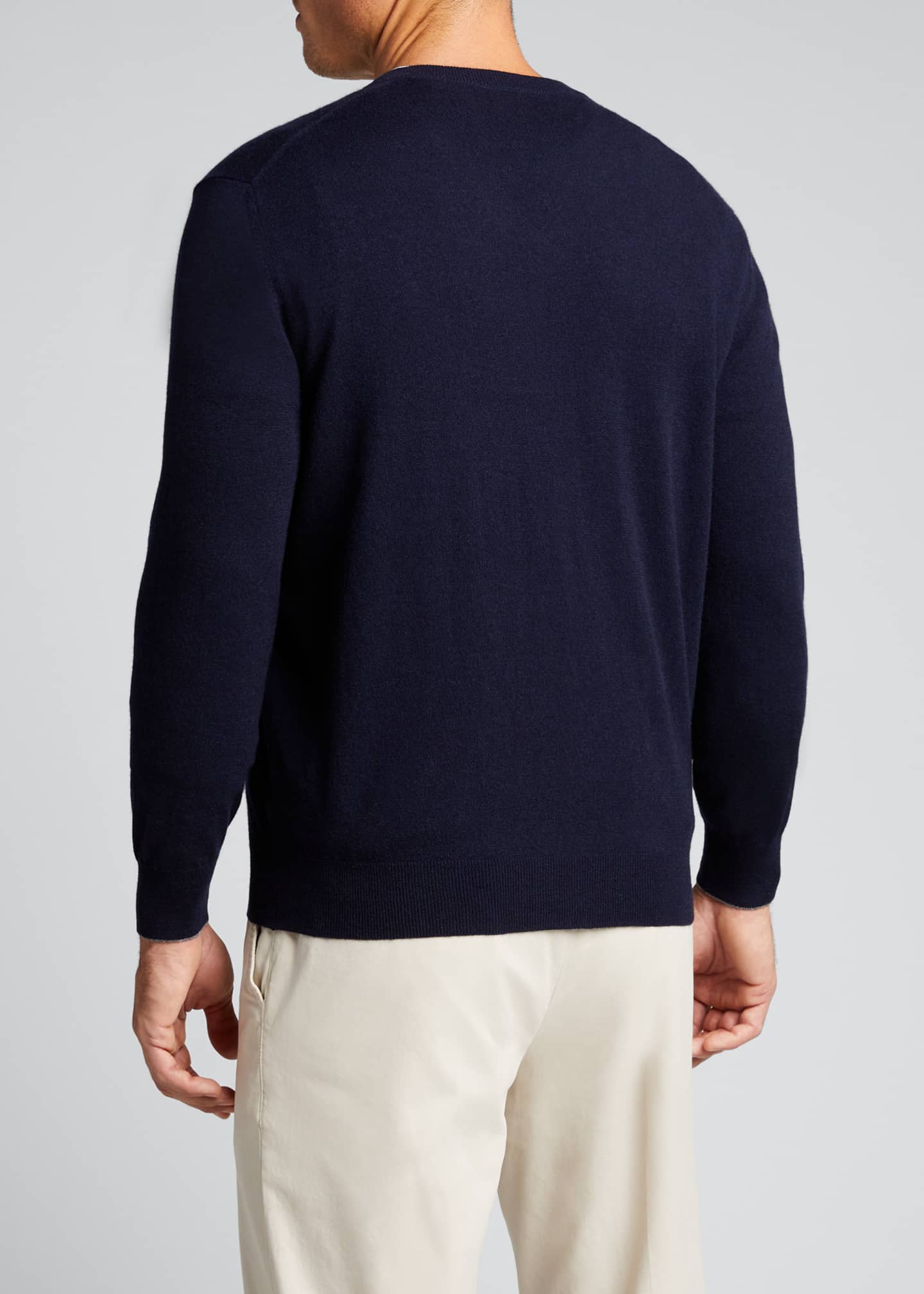 Brunello Cucinelli Men's 2-Ply Cashmere V-Neck Sweater - Bergdorf Goodman