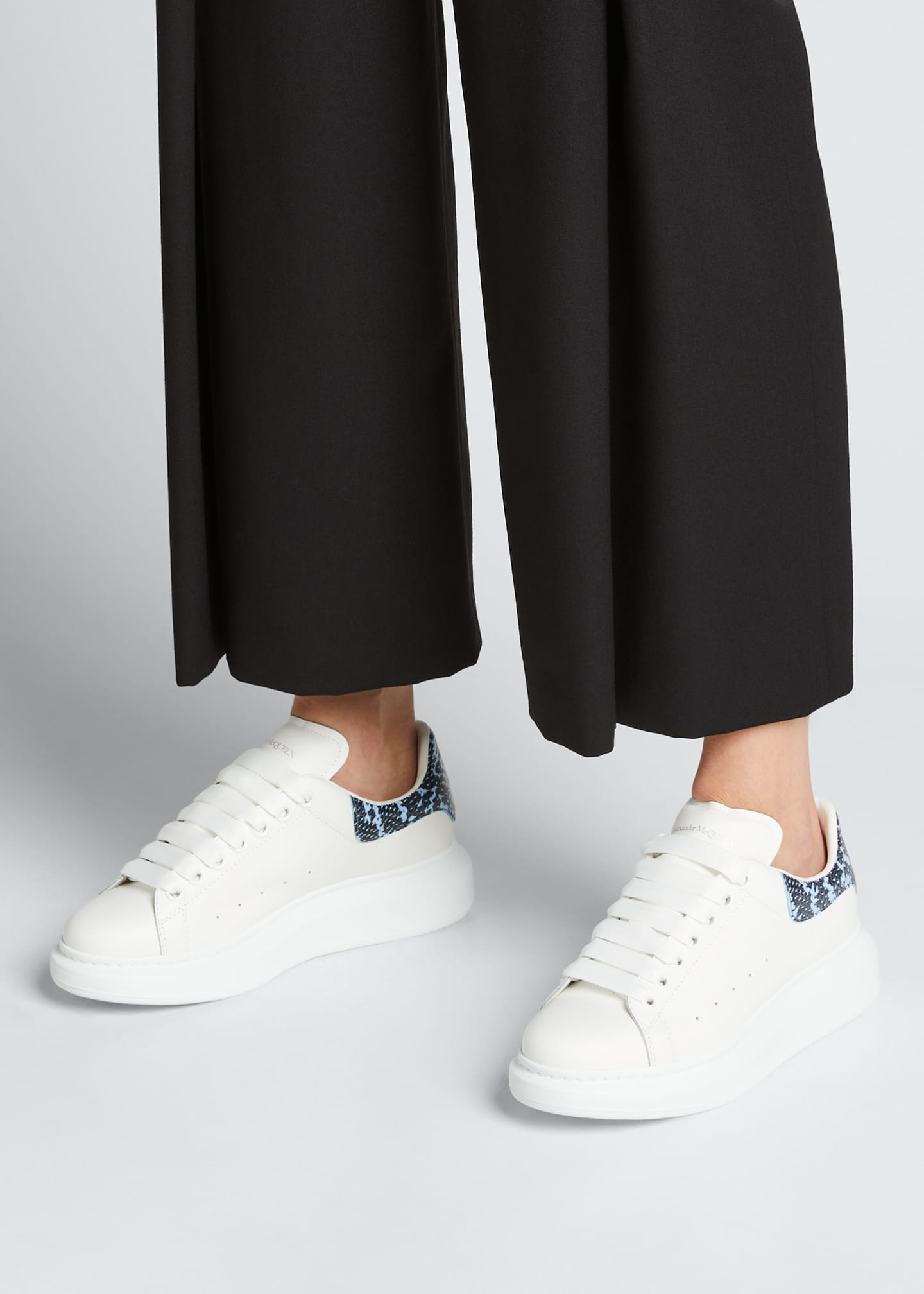 alexander mcqueen snake sneakers