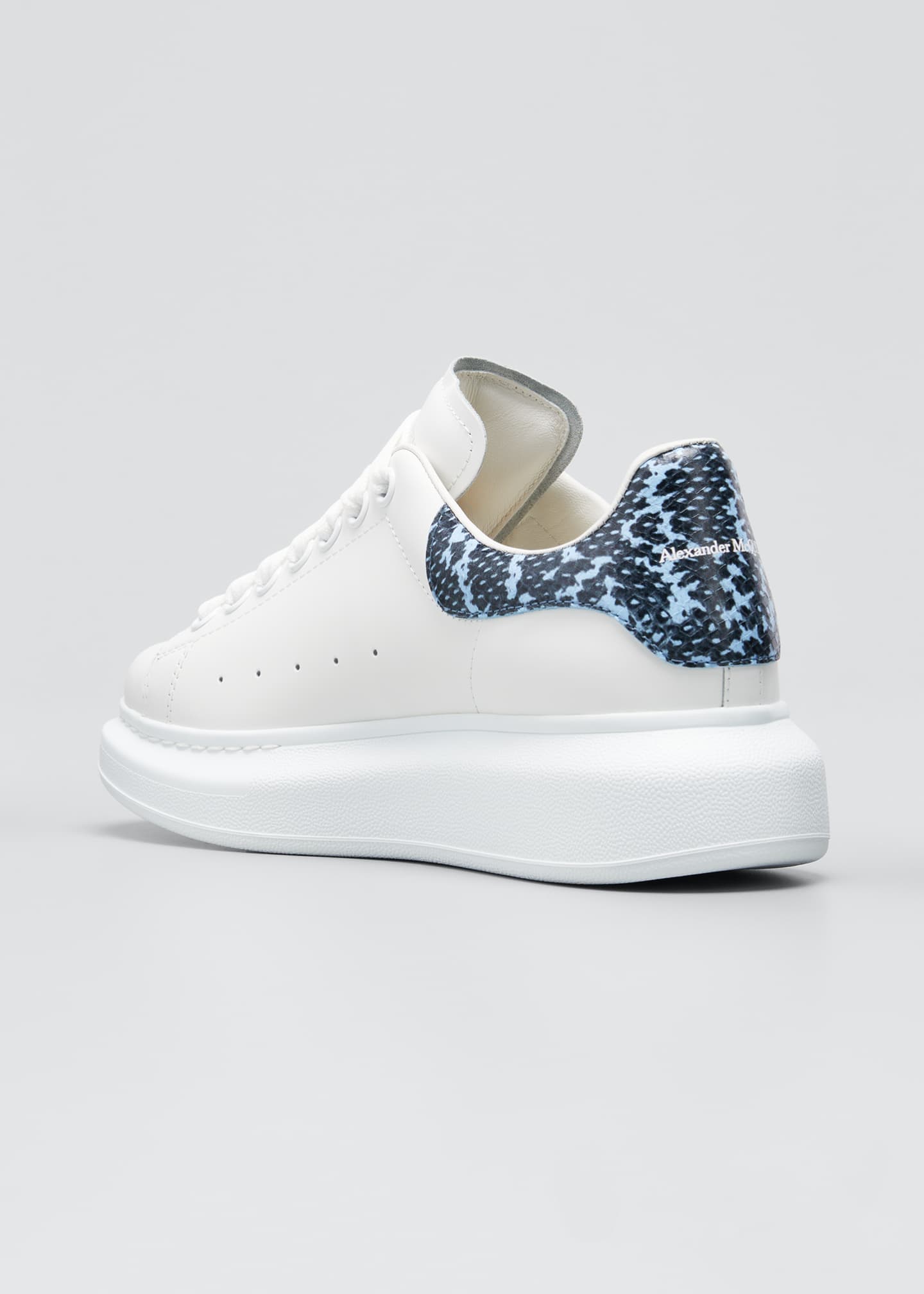 alexander mcqueen snake sneakers