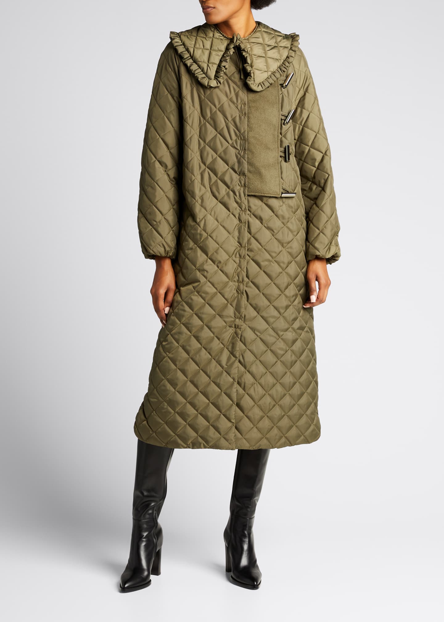 ganni ripstop viscose