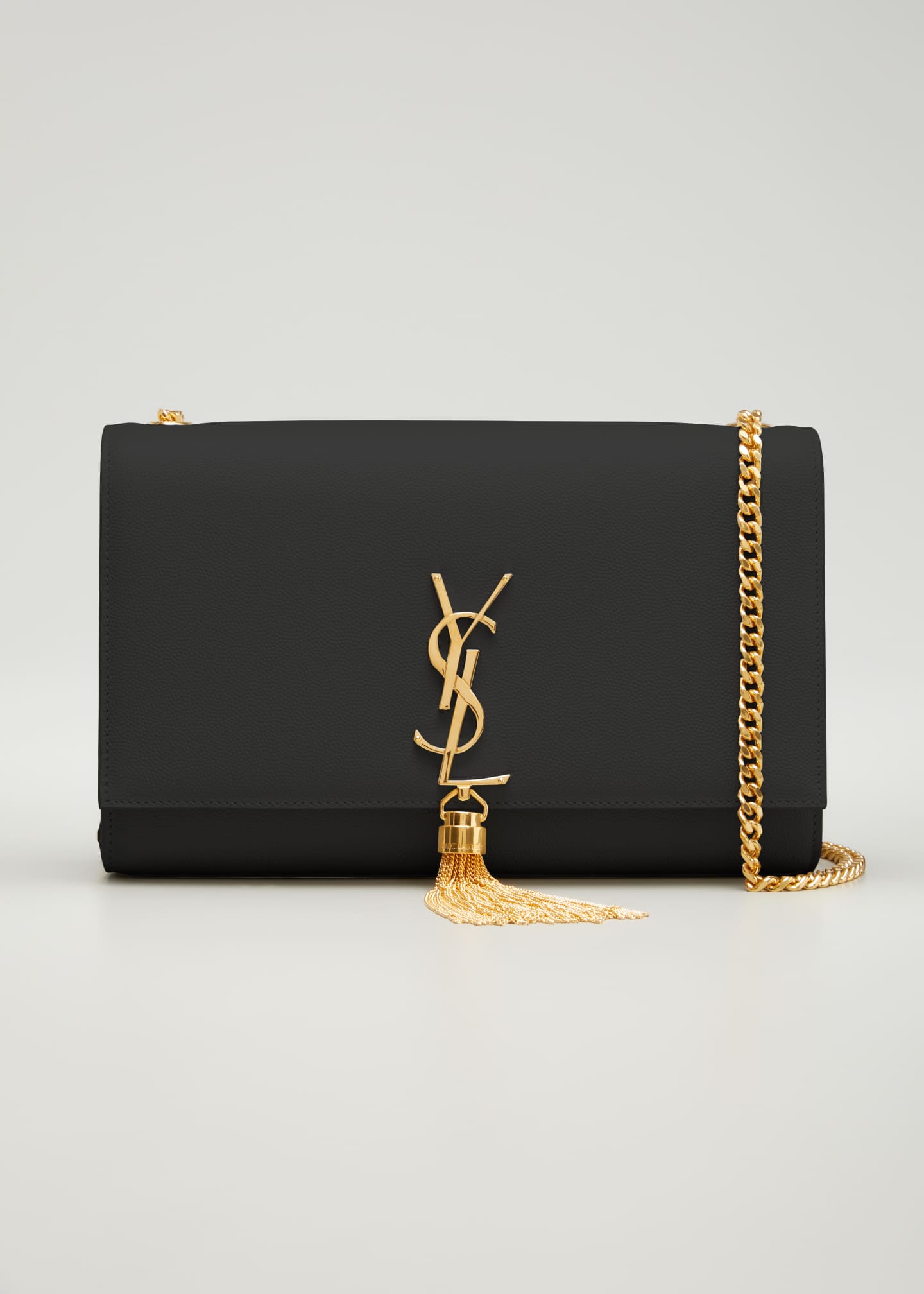 kate medium ysl monogram grain de poudre crossbody bag
