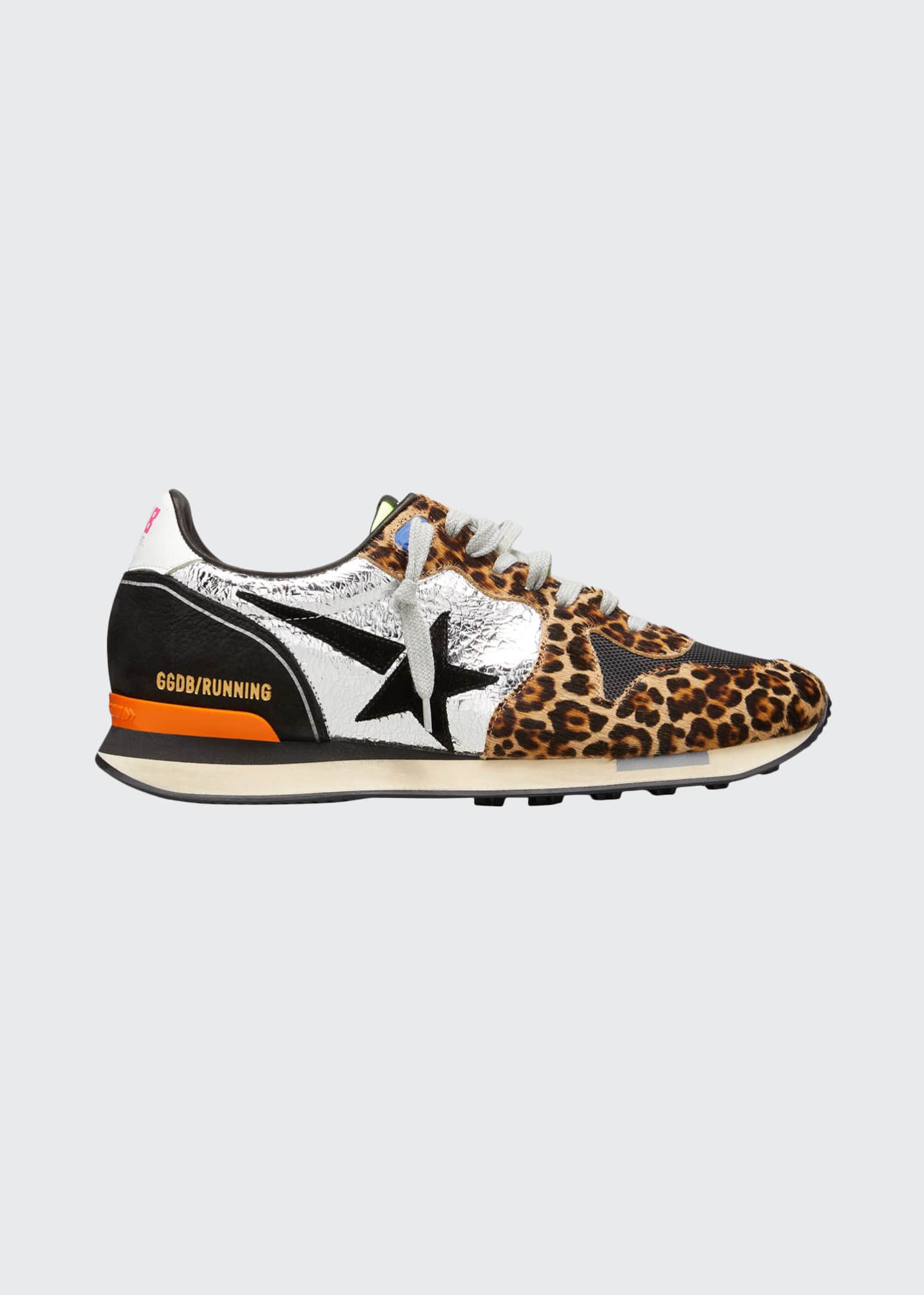 leopard running sneakers