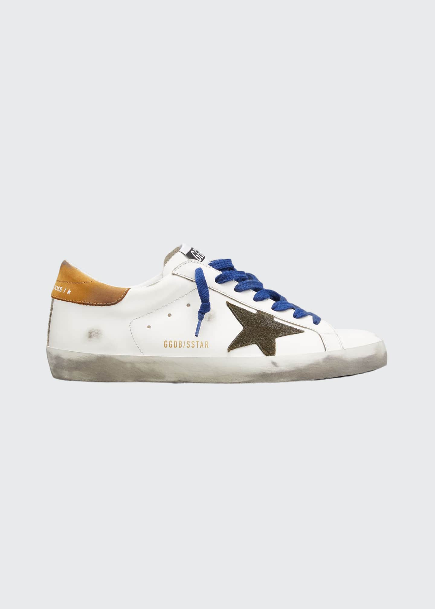 Golden Goose Men's Superstar Suede/Leather Low-Top Sneakers - Bergdorf Goodman