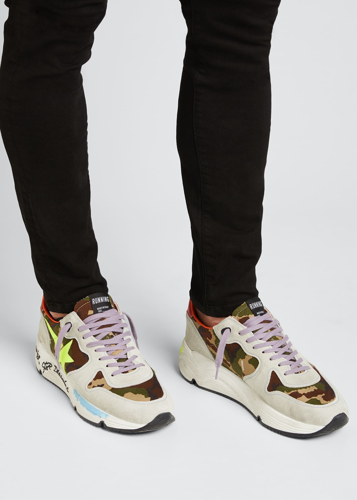 golden goose men's running shoes