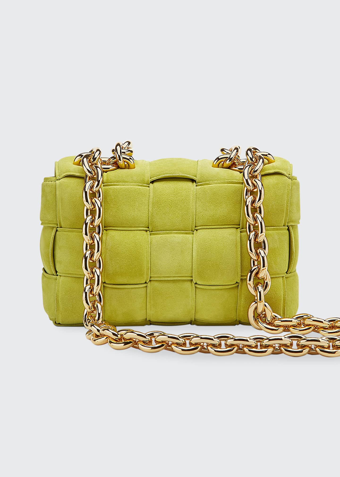 Bottega Veneta Suede Cassette Chain Shoulder Bag - Bergdorf Goodman