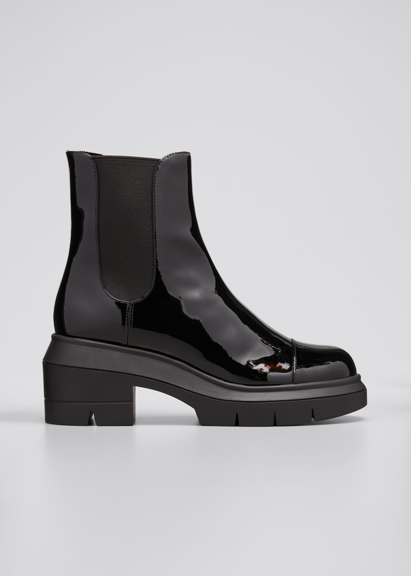 stuart weitzman maelie leather lug booties