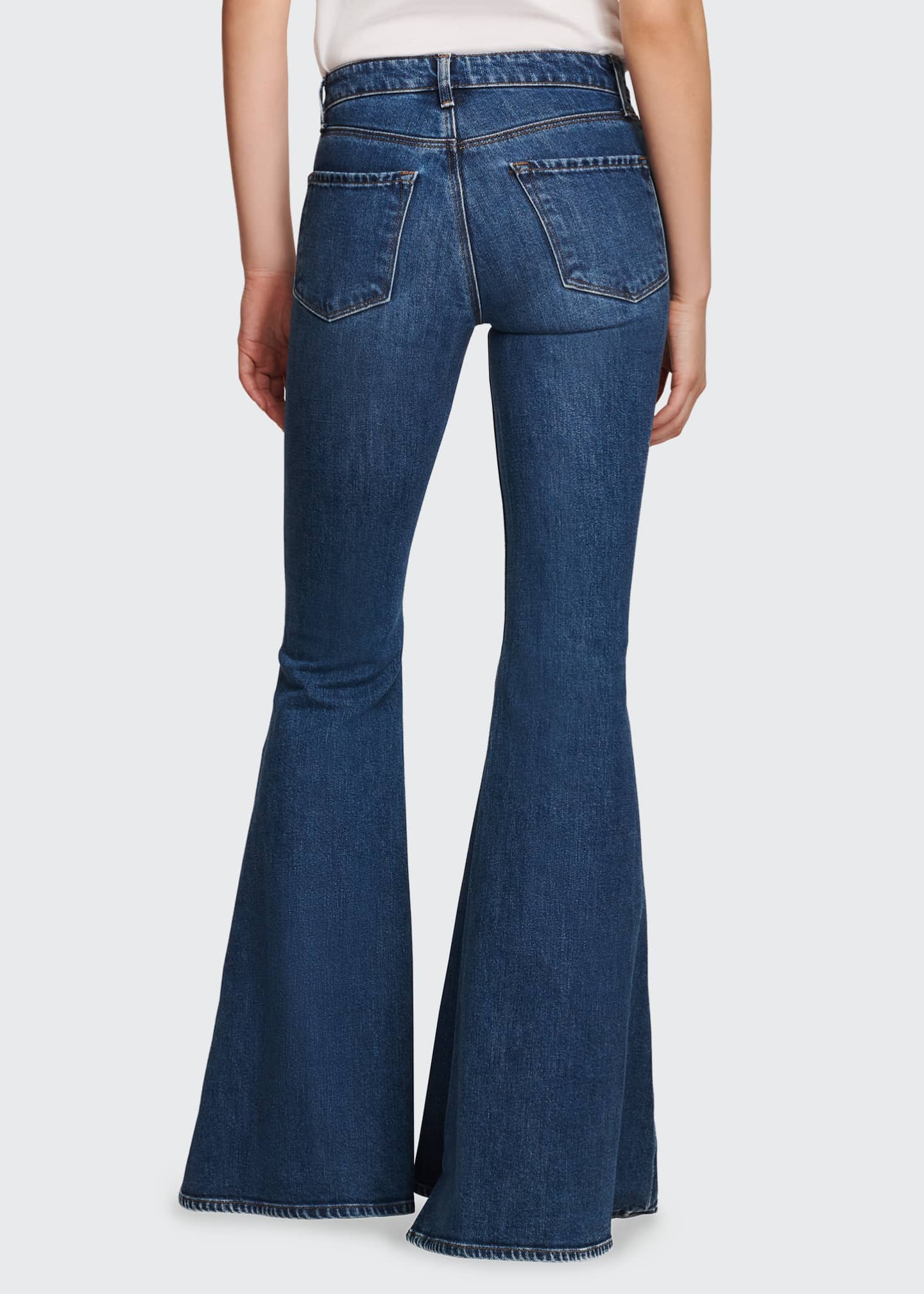 J Brand Valentina Super-Wide Jeans - Bergdorf Goodman