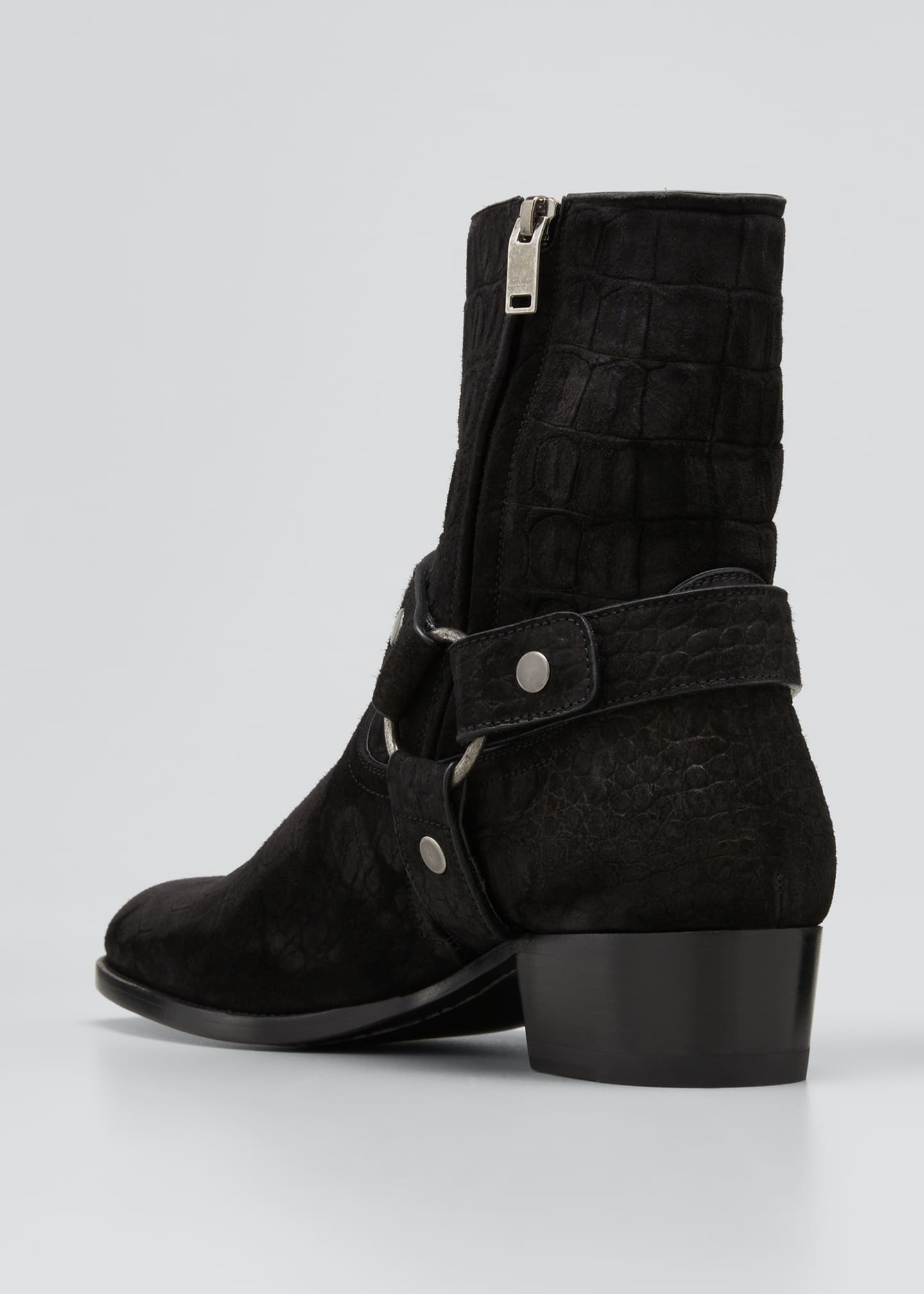wyatt harness boots in suede