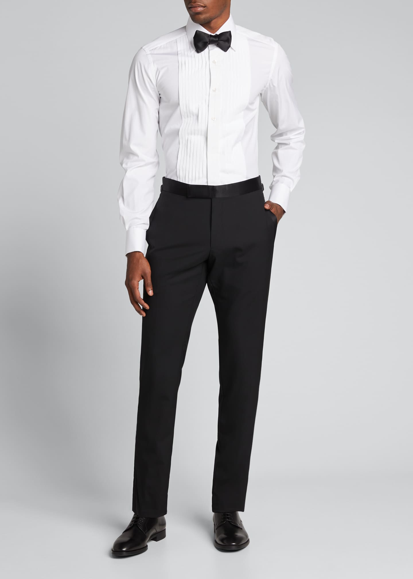 Tom Ford Men S Plisse Plastron Tuxedo Shirt Bergdorf Goodman Shop our selection of tom ford today! men s plisse plastron tuxedo shirt