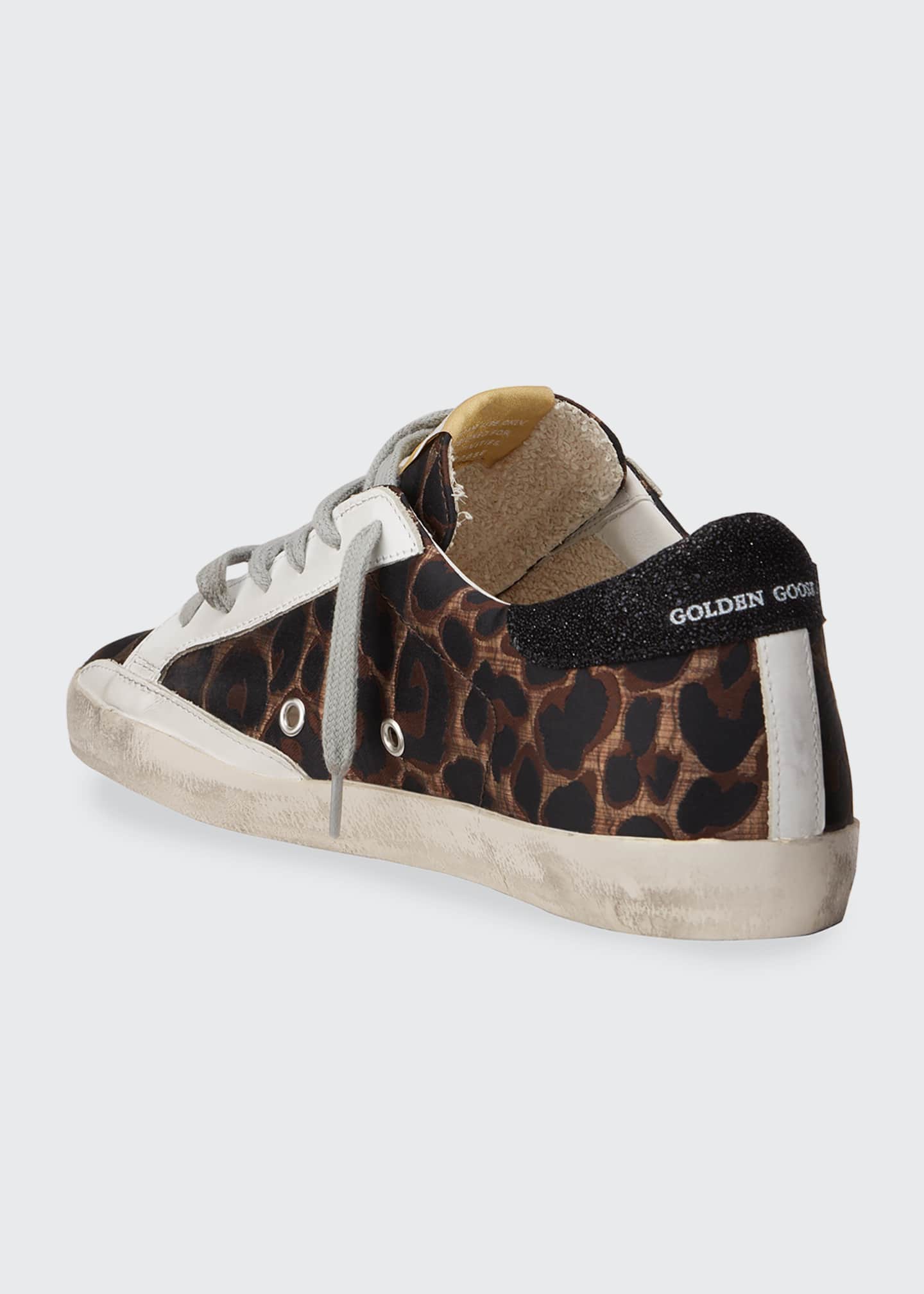 superstar leopard print sneakers