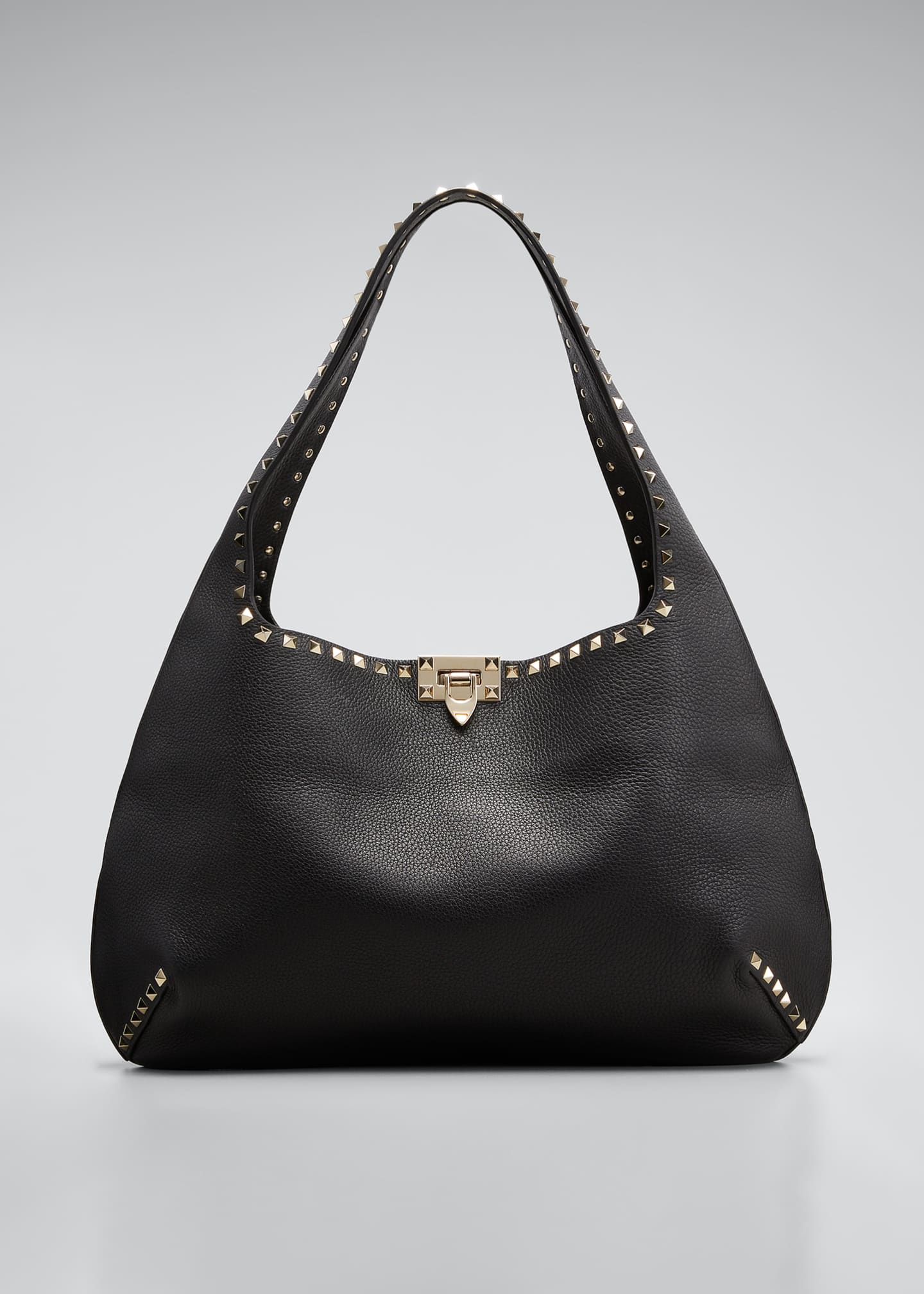 valentino rockstud hobo large