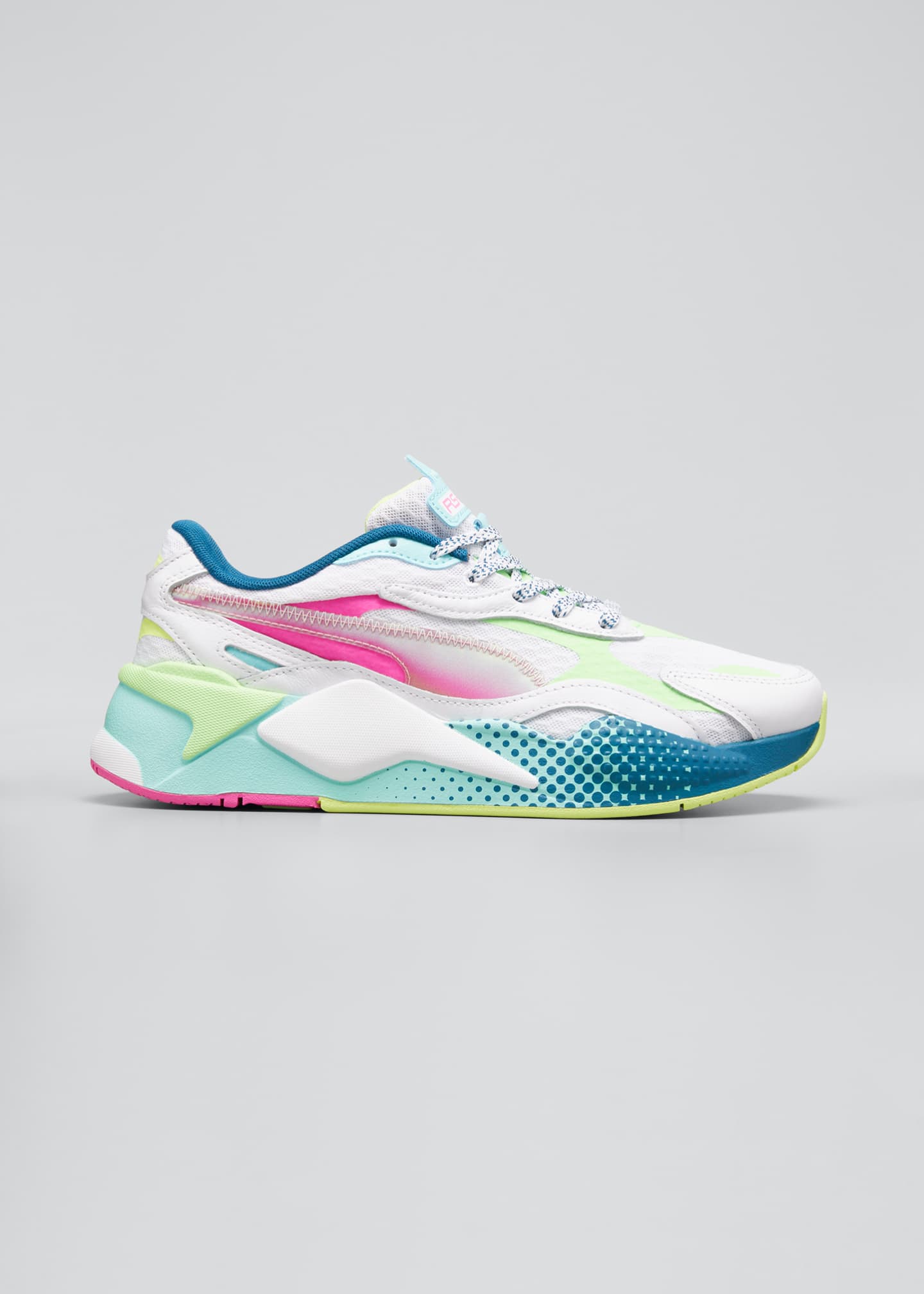 puma colorblock lace up sneakers