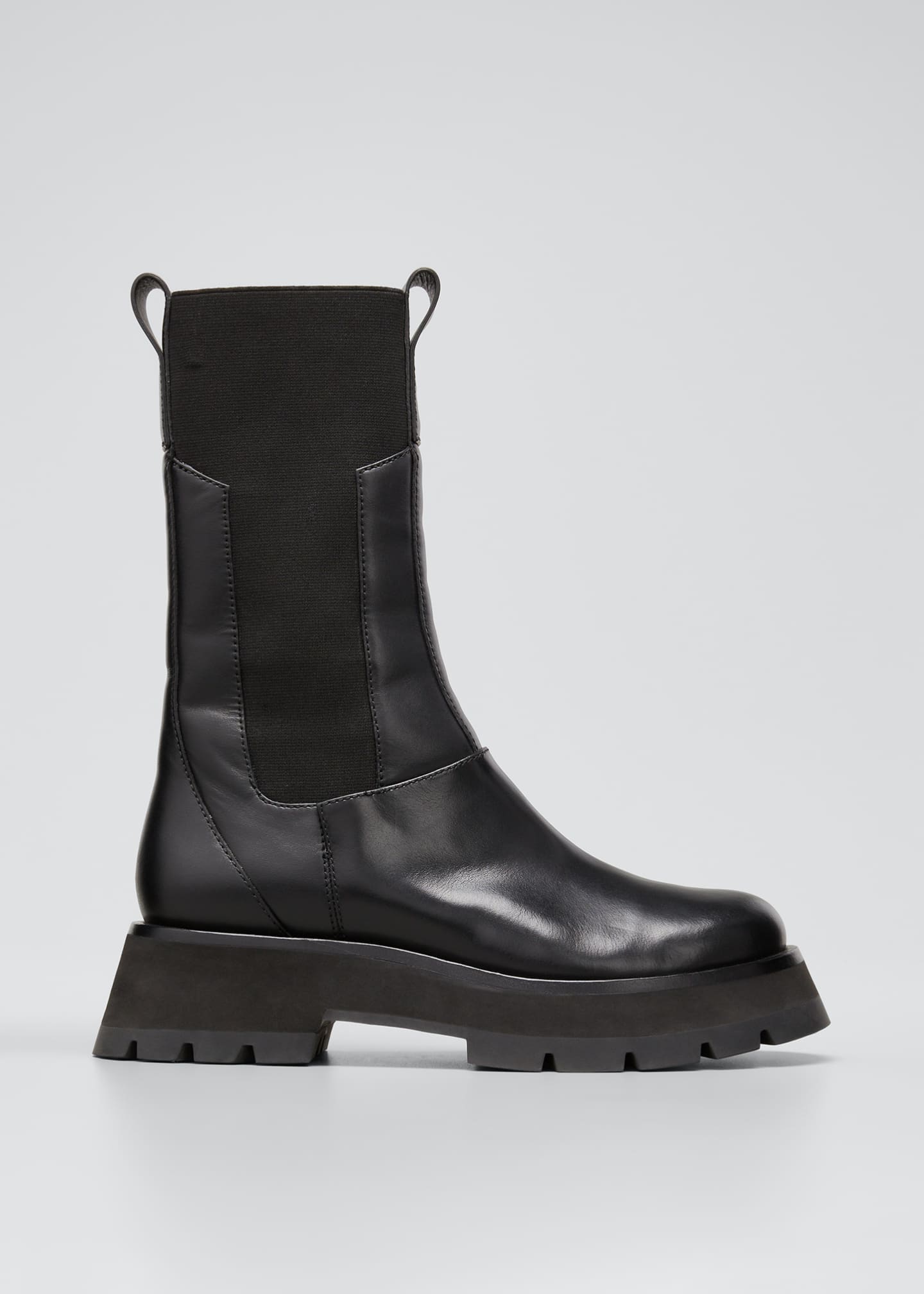 3.1 Phillip Lim Kate Stretch Leather Combat Boots - Bergdorf Goodman