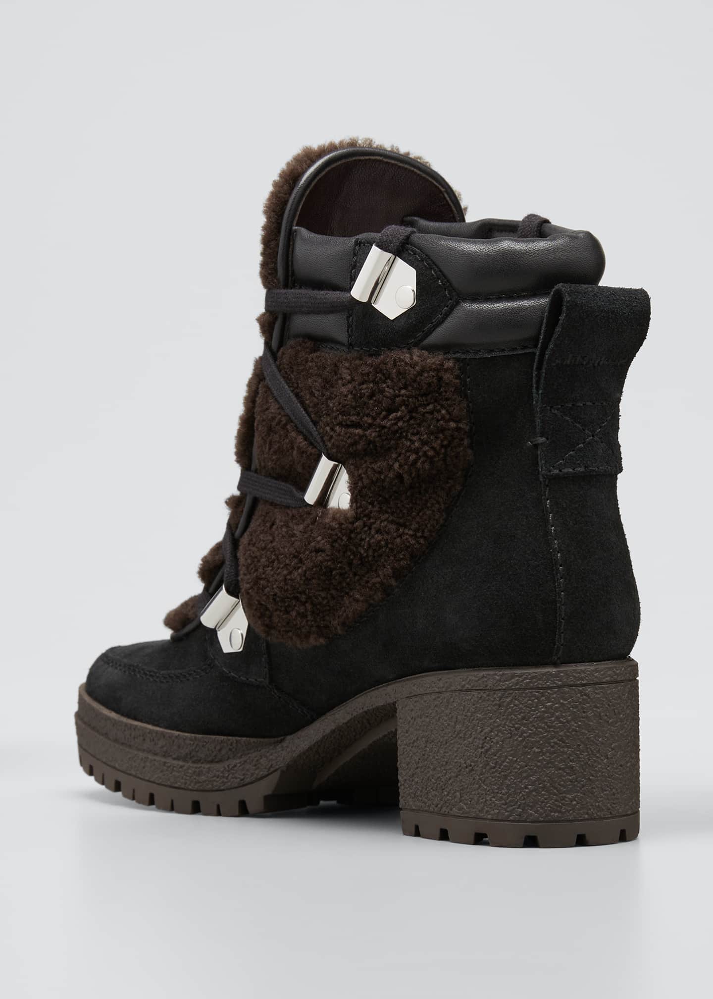 See By Chloe 40mm Karla Shearling Hiking Booties Bergdorf Goodman Shop see by chloe women's boots with price comparison across 300+ stores in one place. 40mm karla shearling hiking booties
