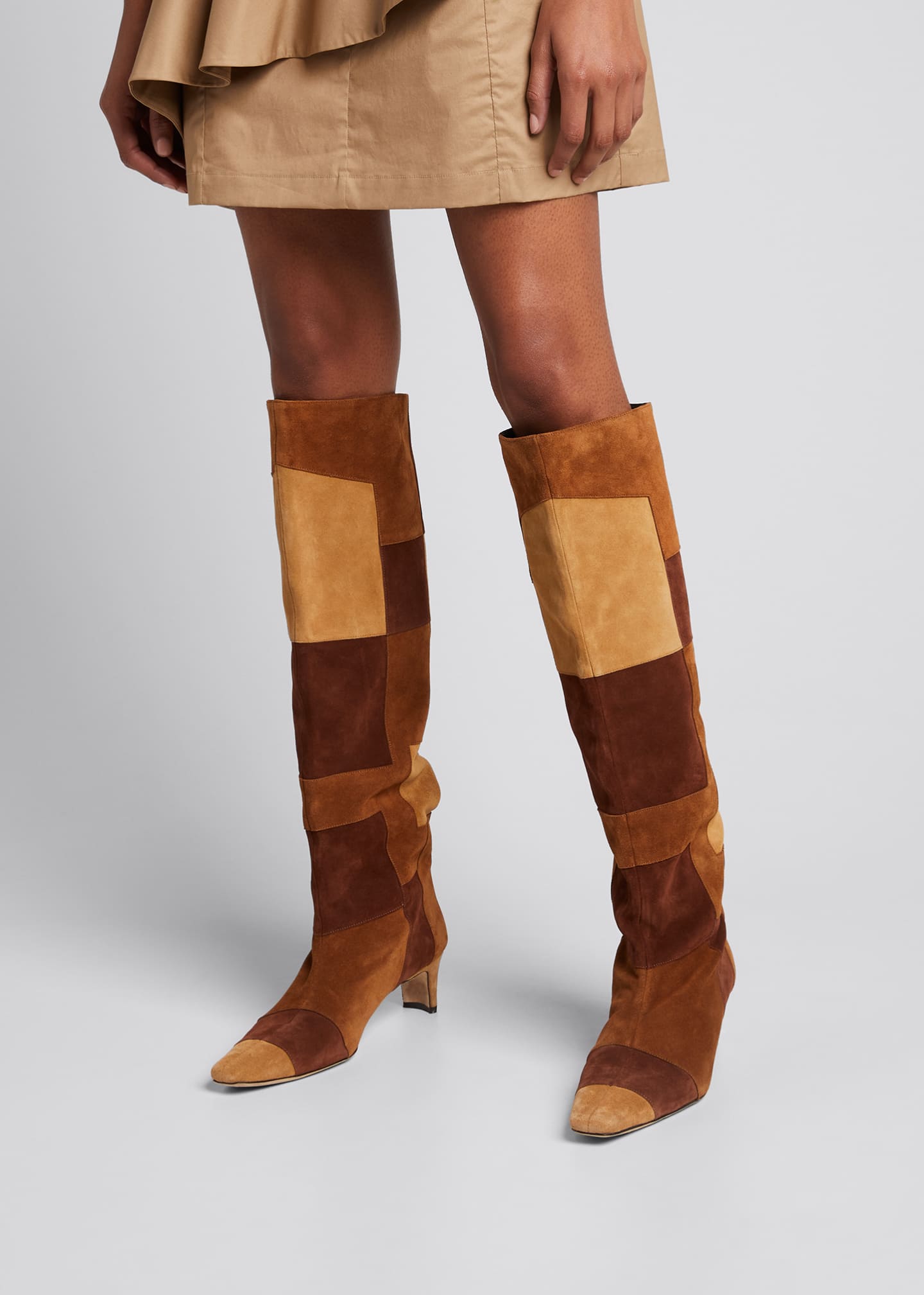 staud patchwork boots