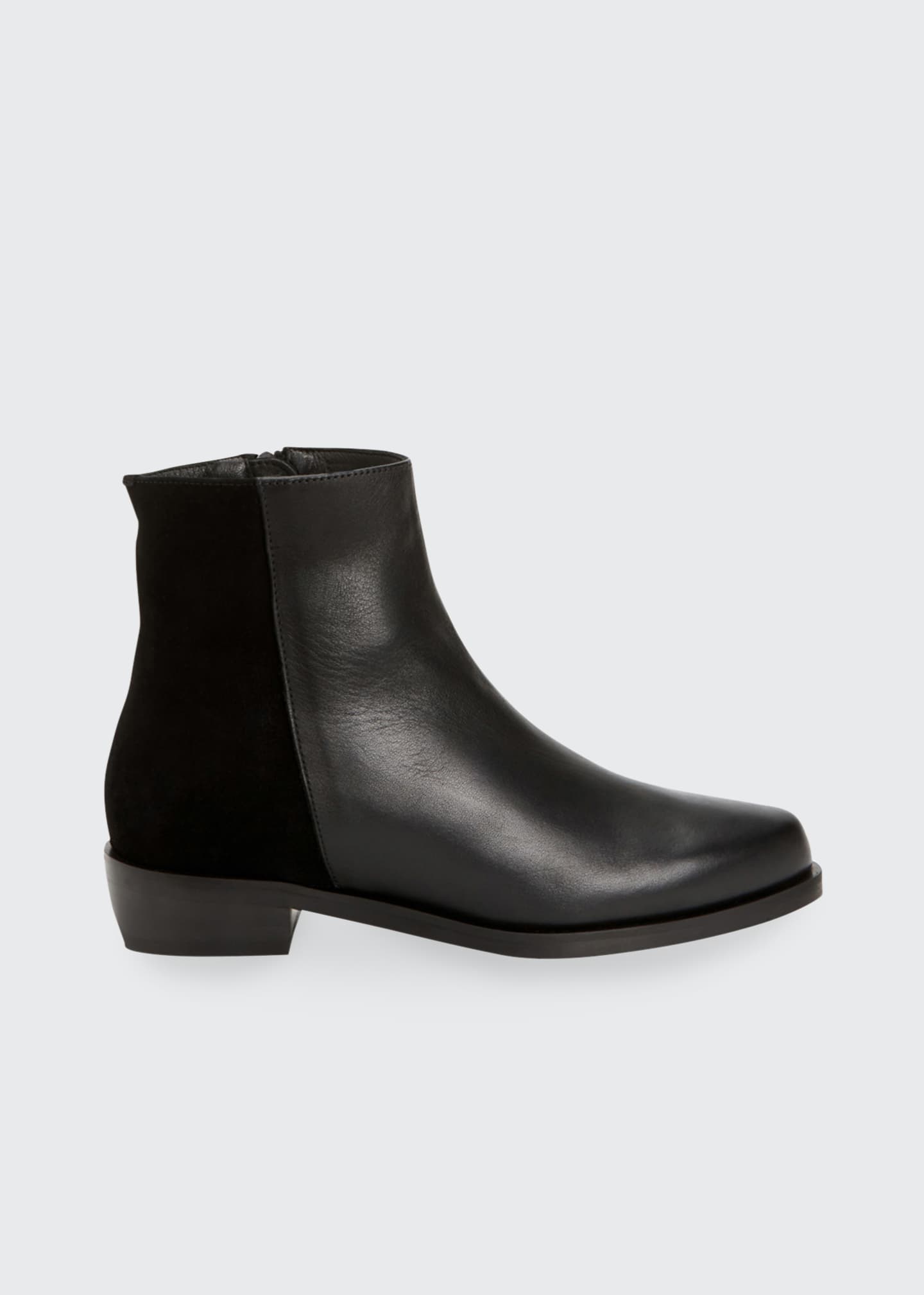 aquatalia kaylynn mixed leather combat booties