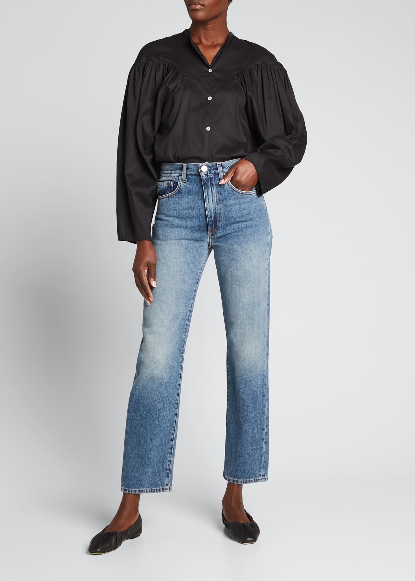 toteme black jeans