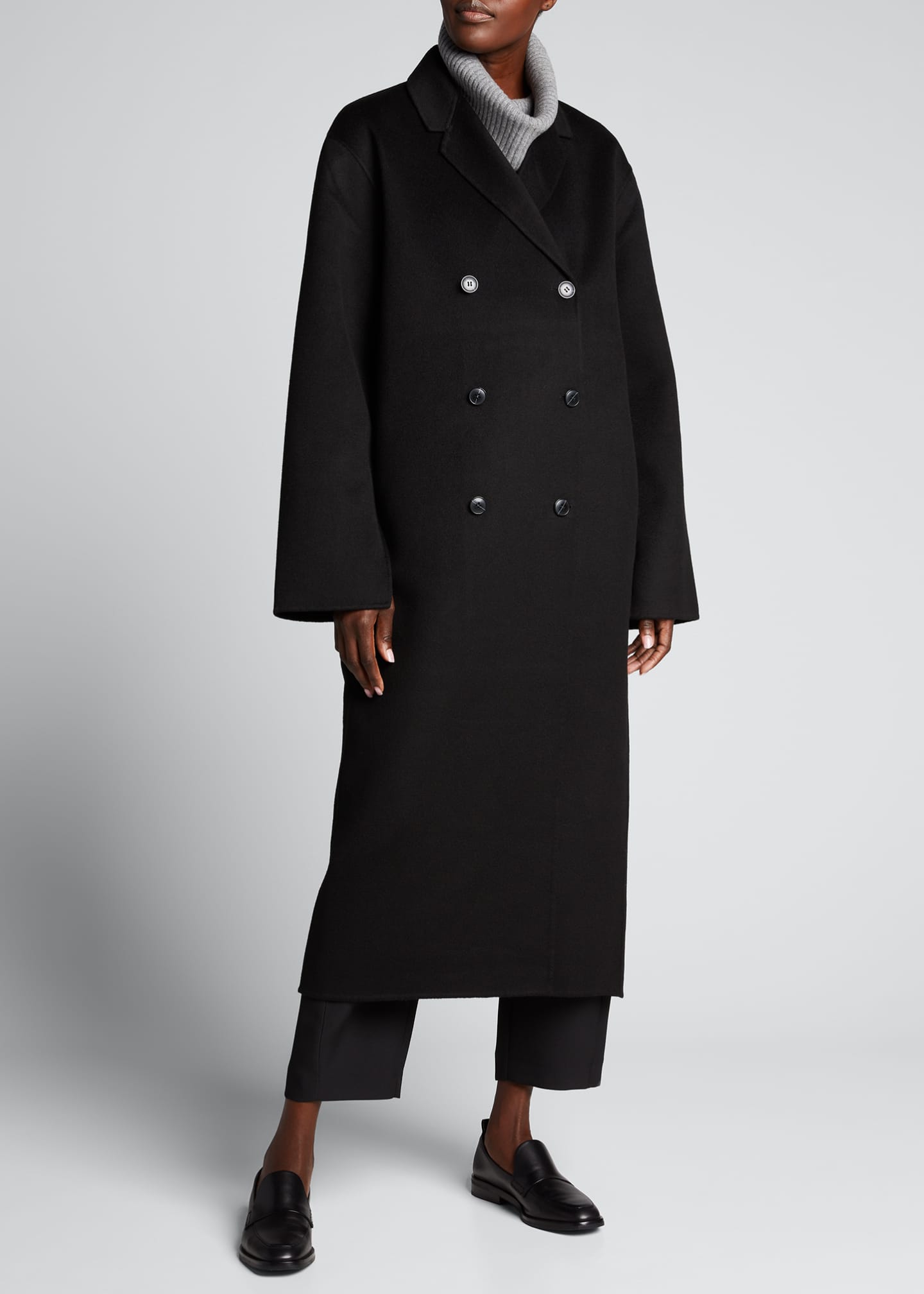 Toteme Picos Double-Breasted Wool Coat - Bergdorf Goodman