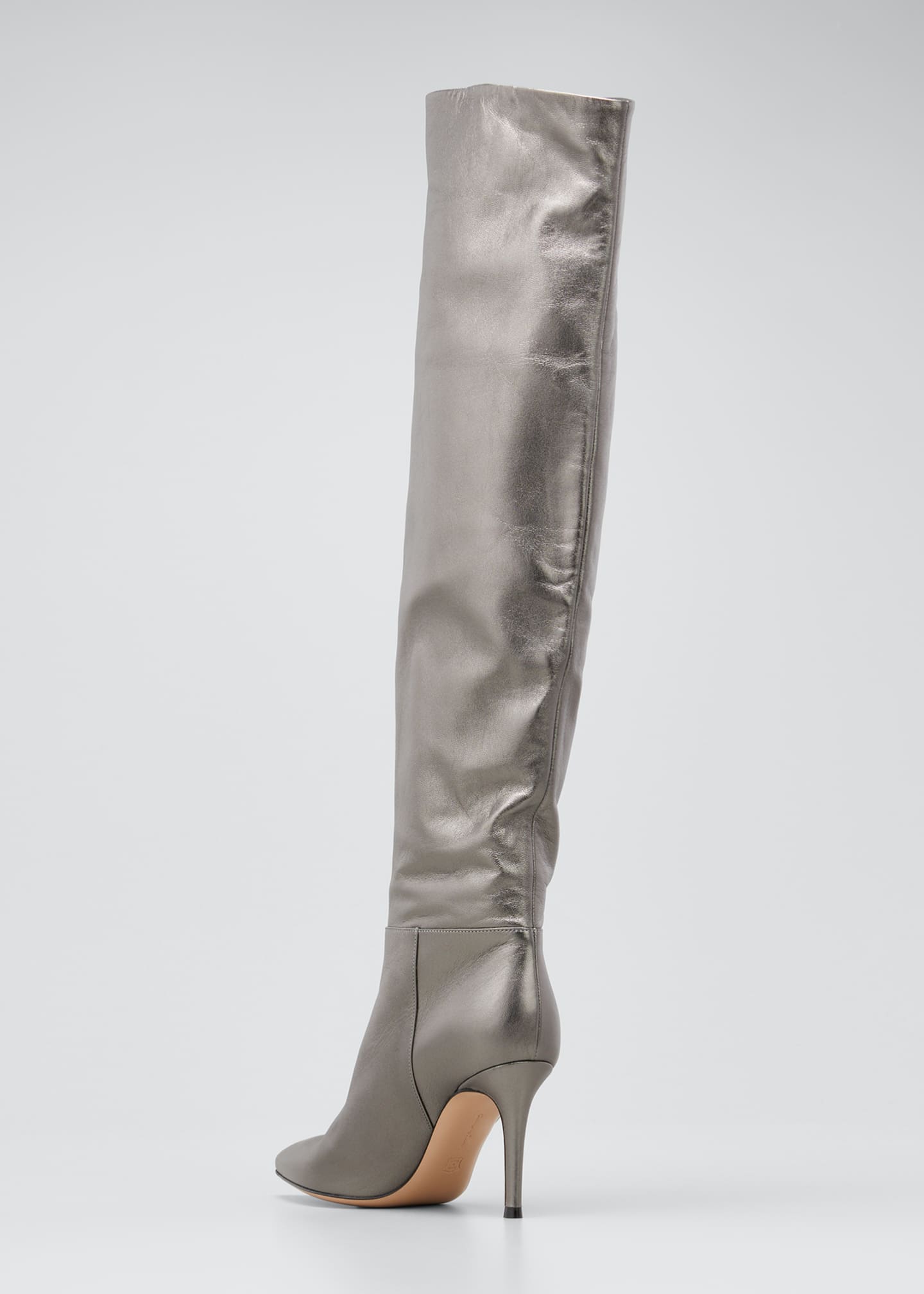 gianvito rossi 85mm leather knee boots
