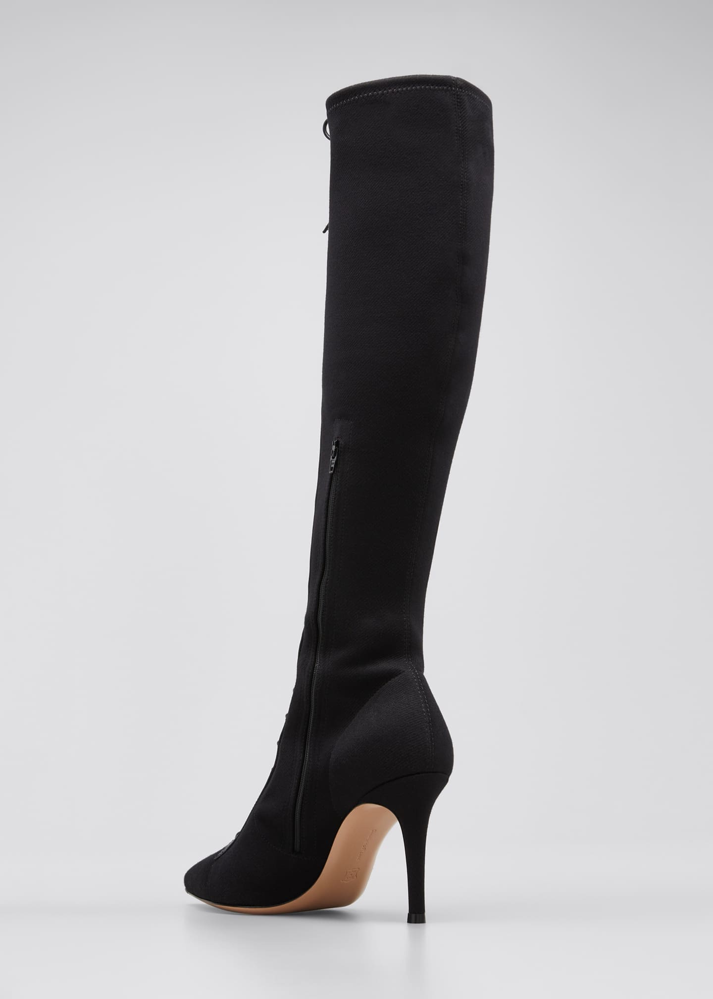 gianvito rossi 85mm leather knee boots