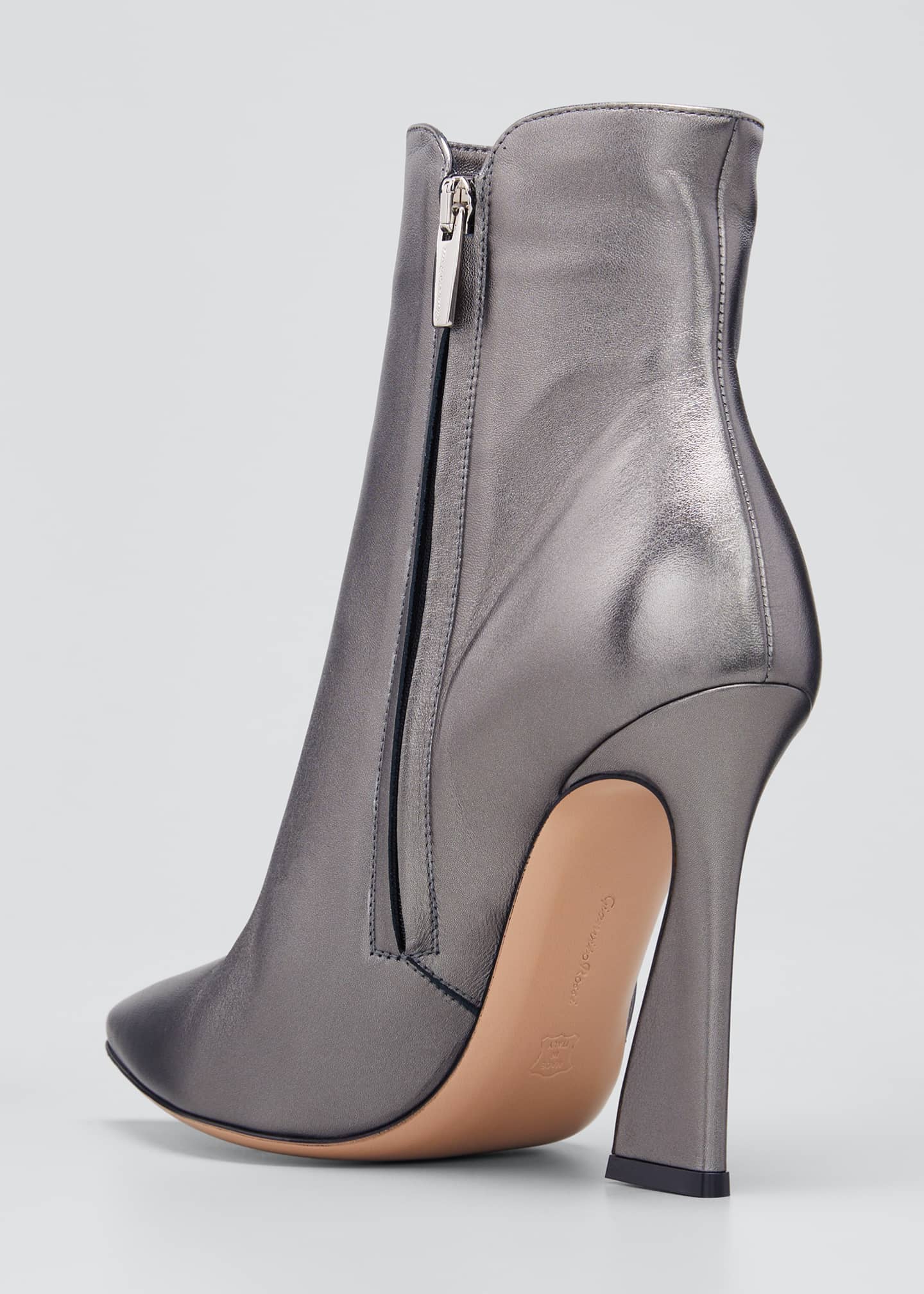 gianvito rossi suede zip combat booties