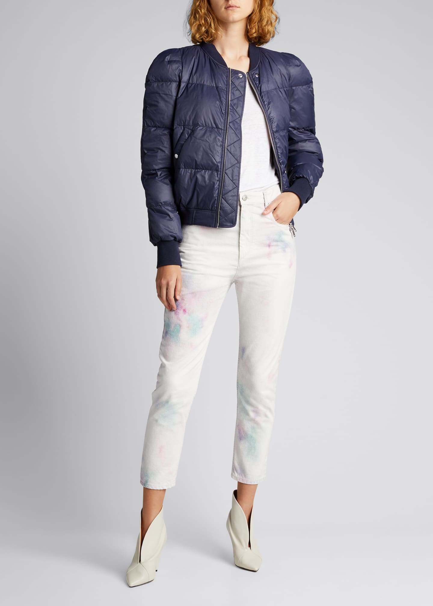 puffer bomber jacket
