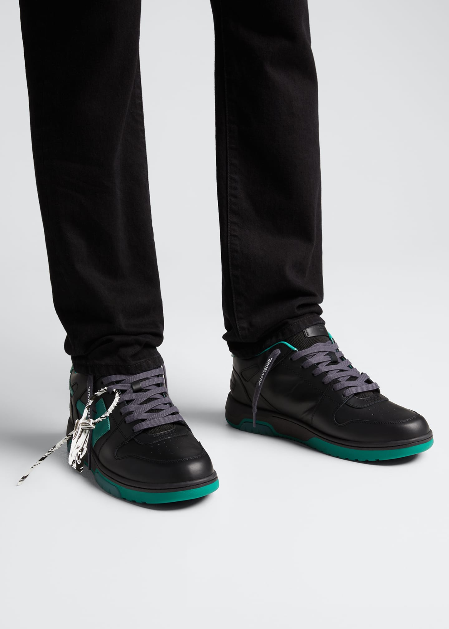 off white out of office calf leather sneaker