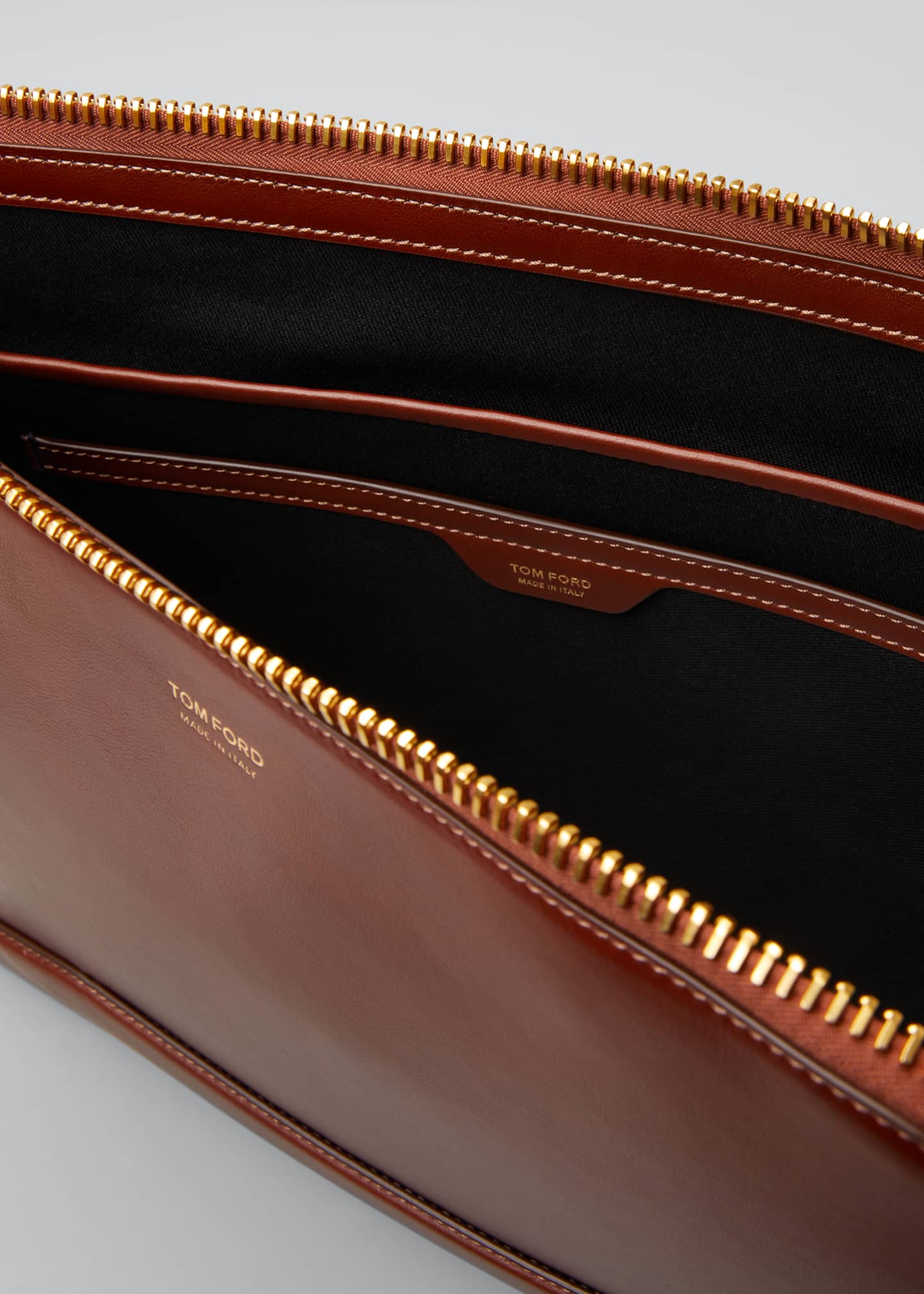 TOM FORD Men's Large Smooth Leather Portfolio Case - Bergdorf Goodman
