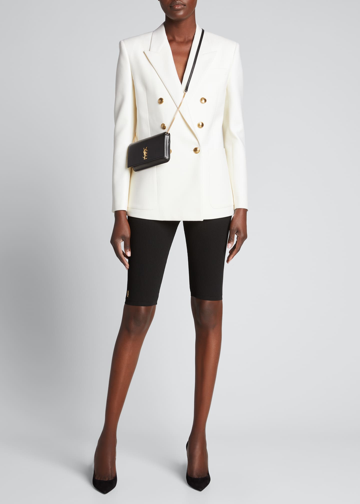 Saint Laurent YSL Monogram Phone Holder Shoulder Bag Bergdorf Goodman