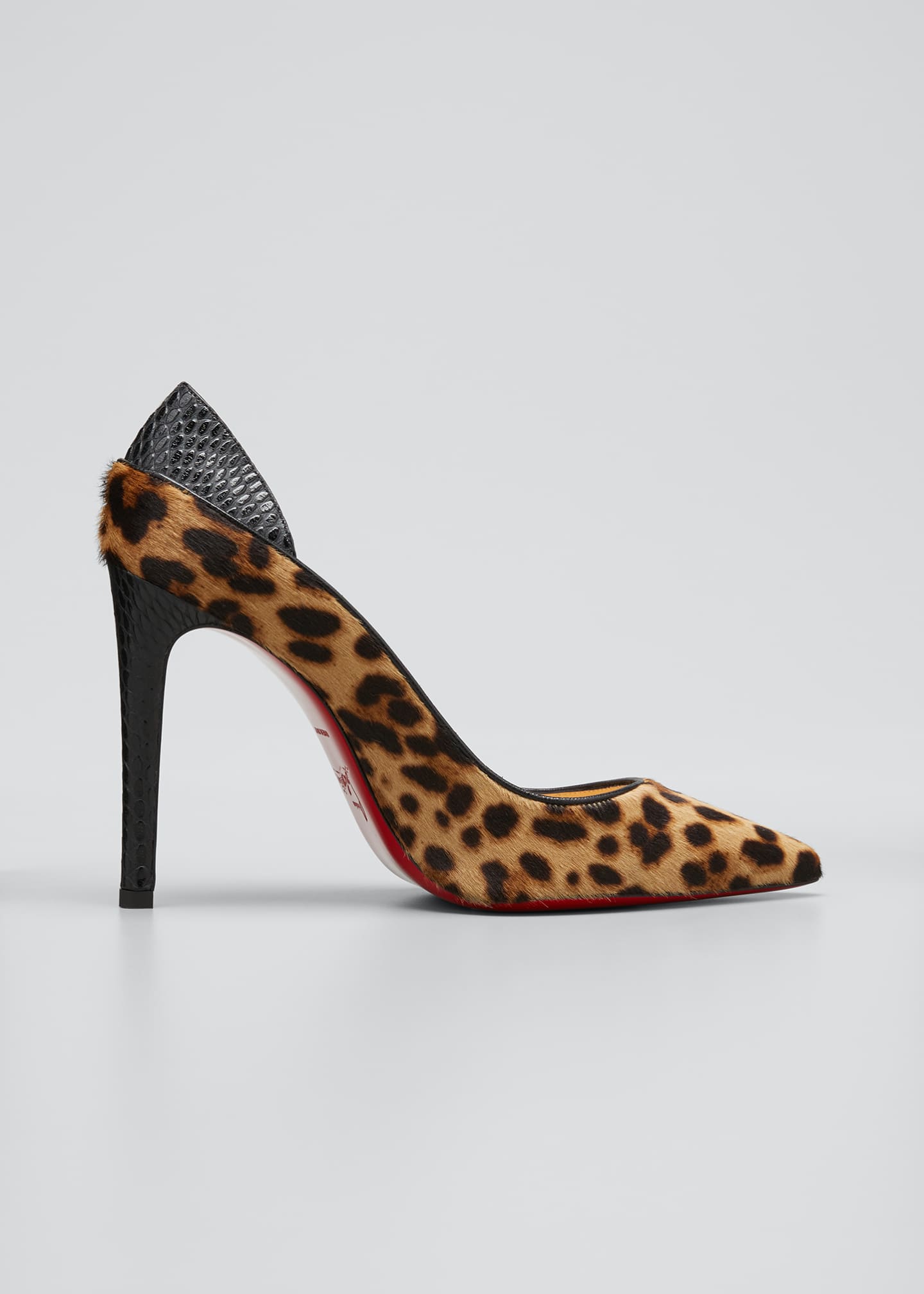 cheetah print red bottoms