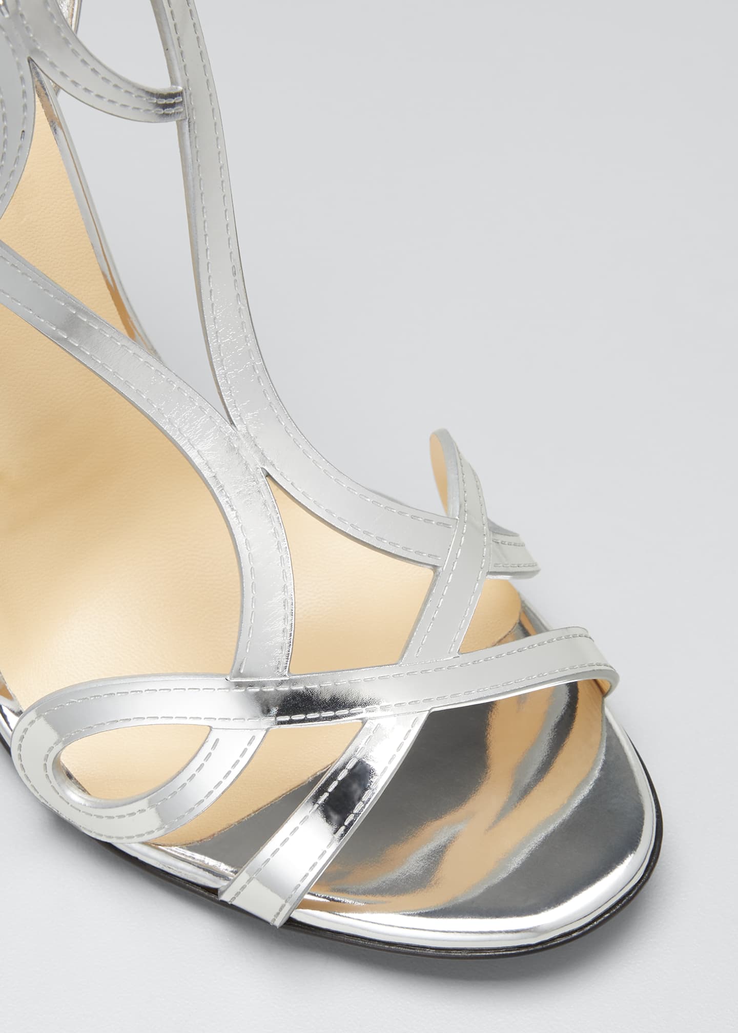 christian louboutin double l patent red sole sandals